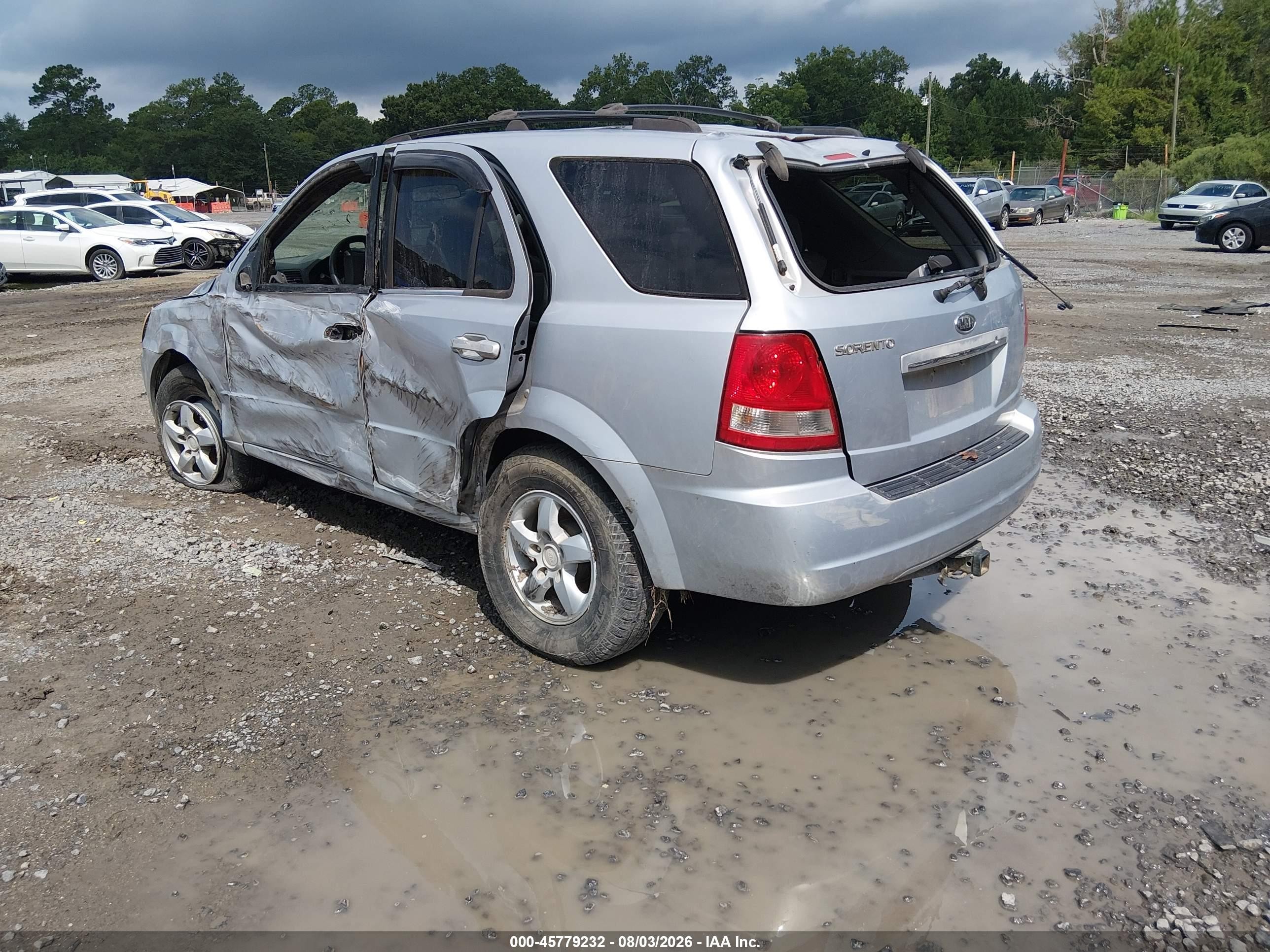 2006 Kia Sorento Ex/lx Silver vin: KNDJD733765509540