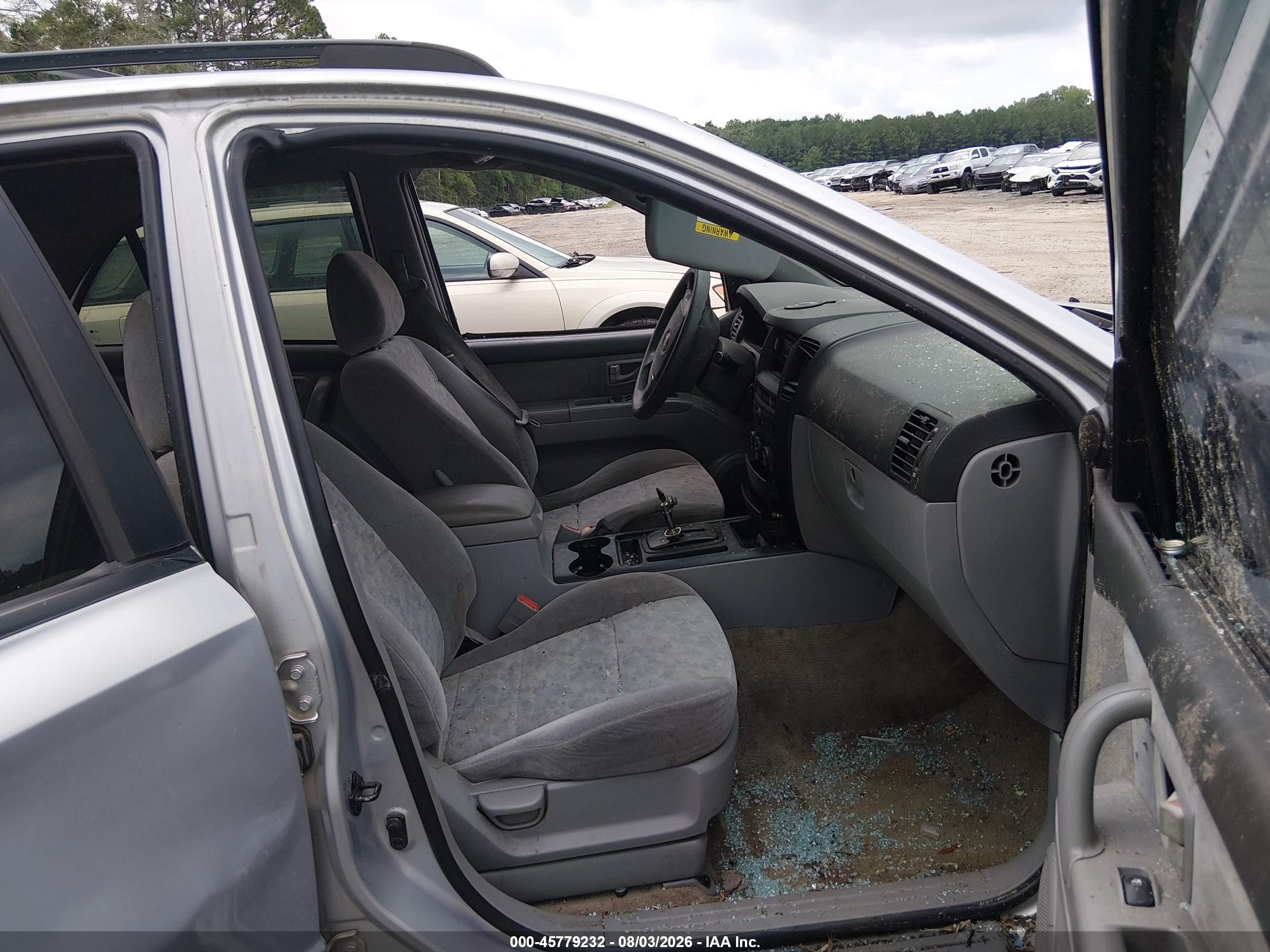 2006 Kia Sorento Ex/lx Silver vin: KNDJD733765509540