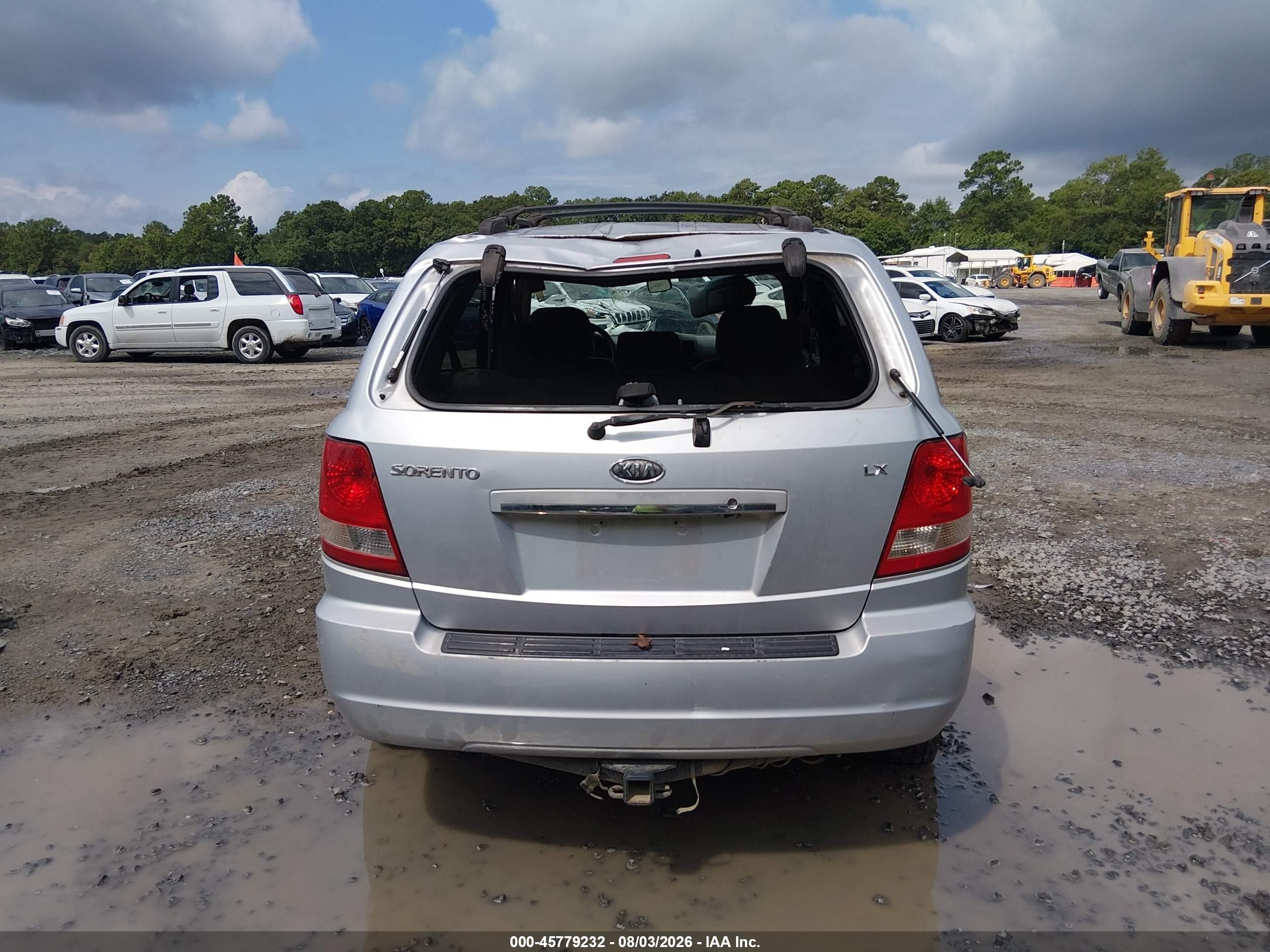 2006 Kia Sorento Ex/lx Silver vin: KNDJD733765509540