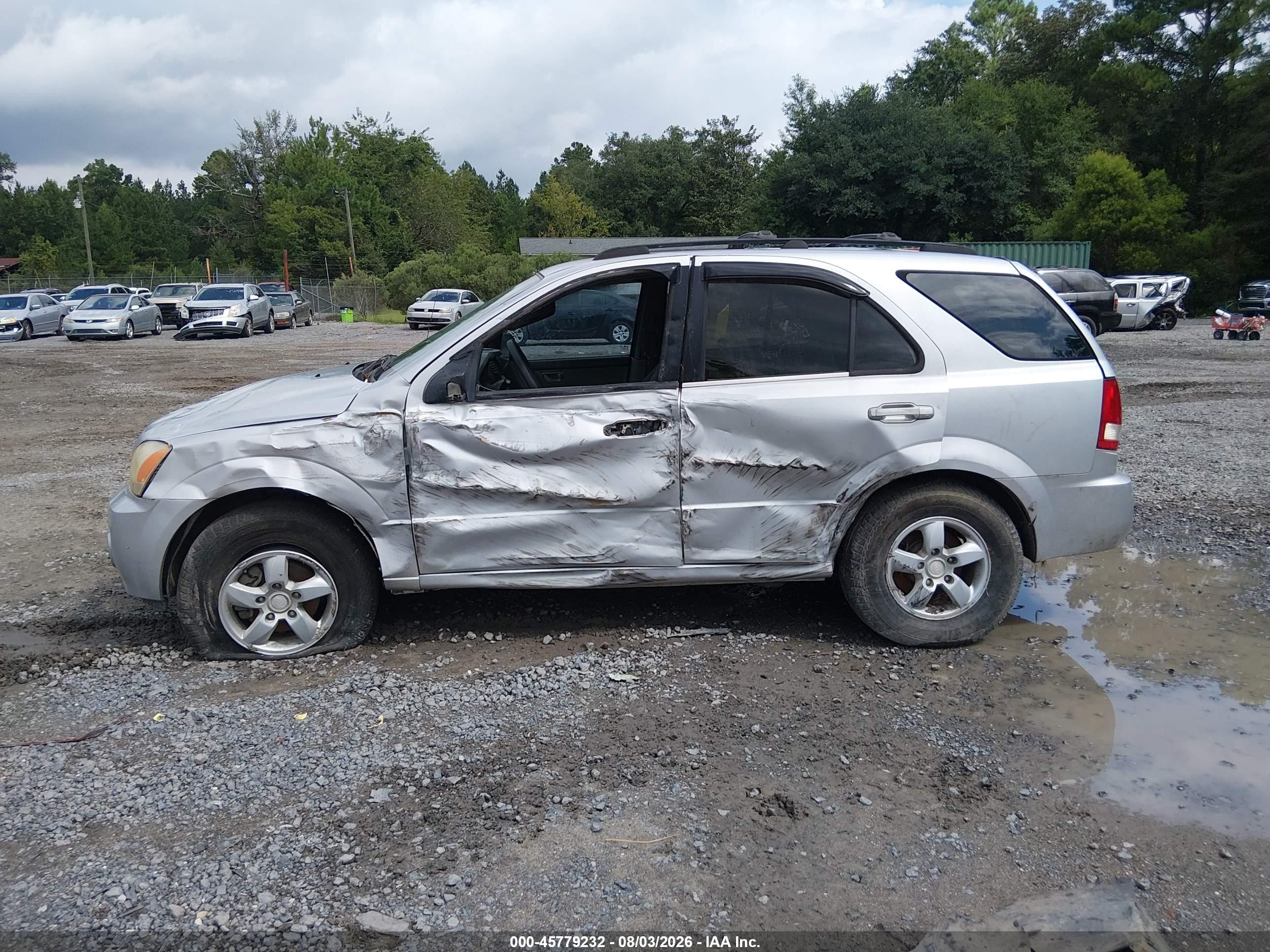 2006 Kia Sorento Ex/lx Silver vin: KNDJD733765509540
