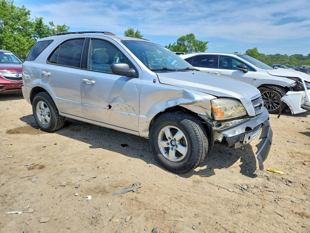 2006 Kia Sorento Lx Серебряный vin: KNDJD733765522689