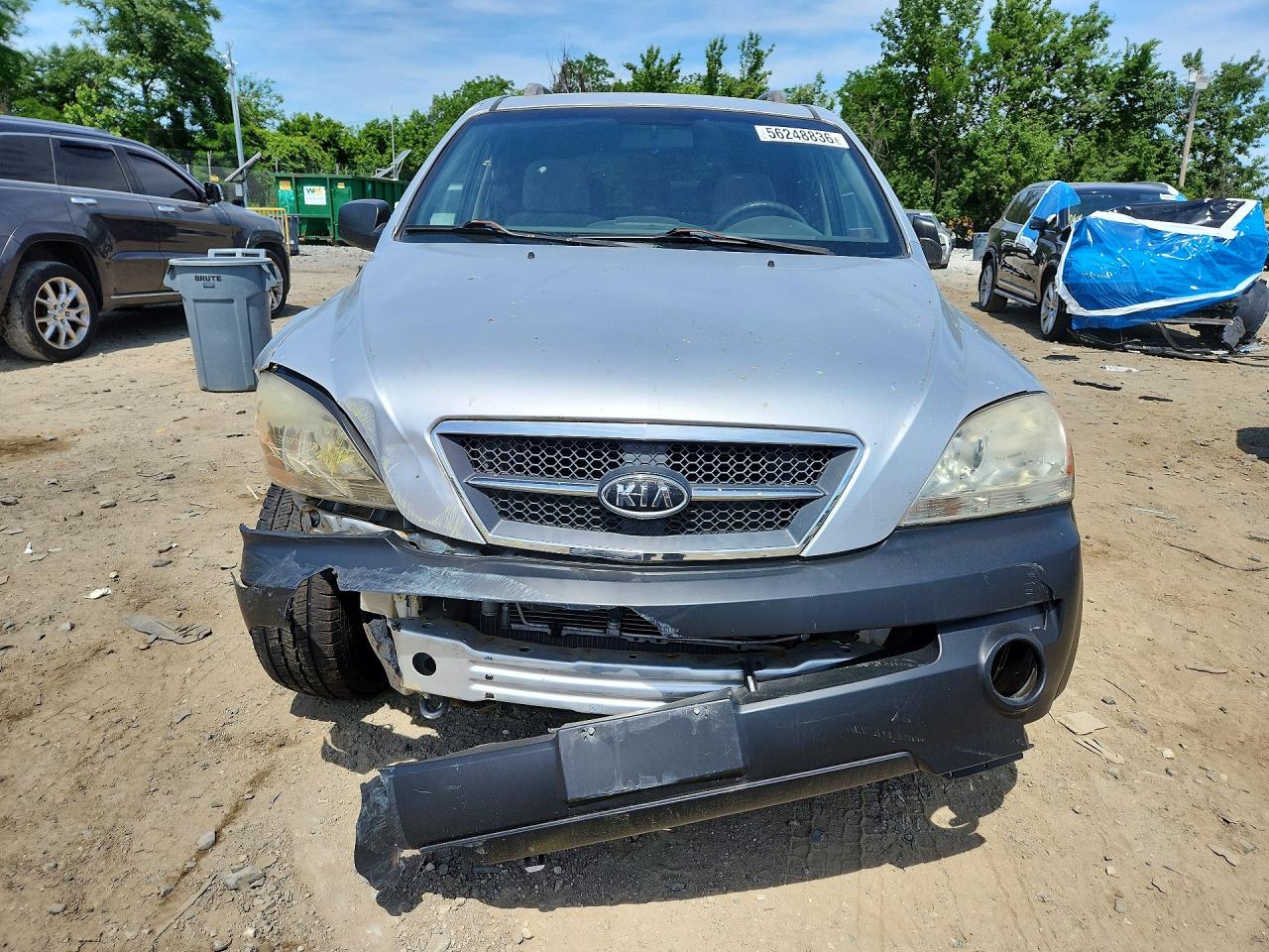 2006 Kia Sorento Lx Серебряный vin: KNDJD733765522689