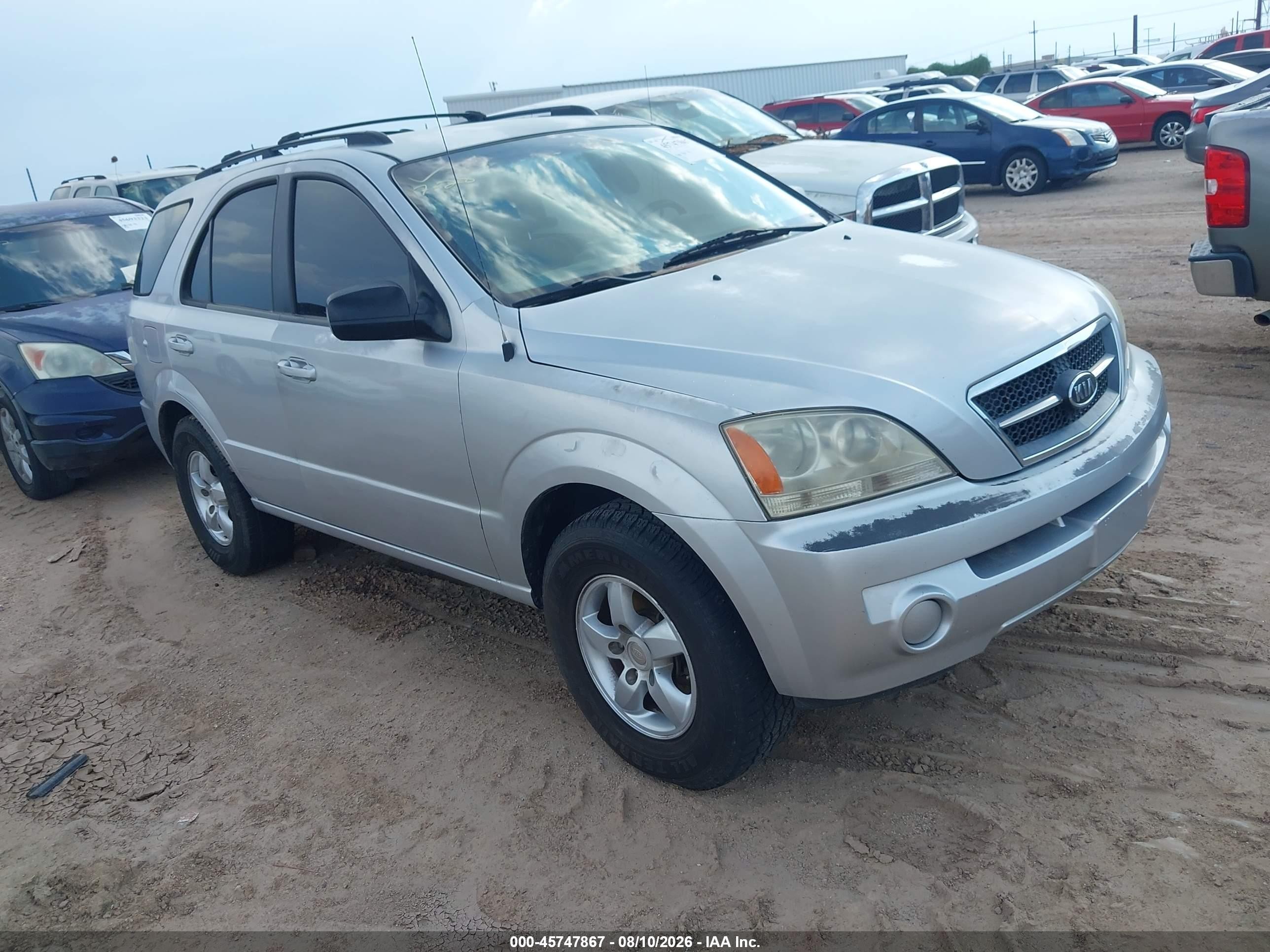 2006 Kia Sorento Ex/lx Серебряный vin: KNDJD733765586277