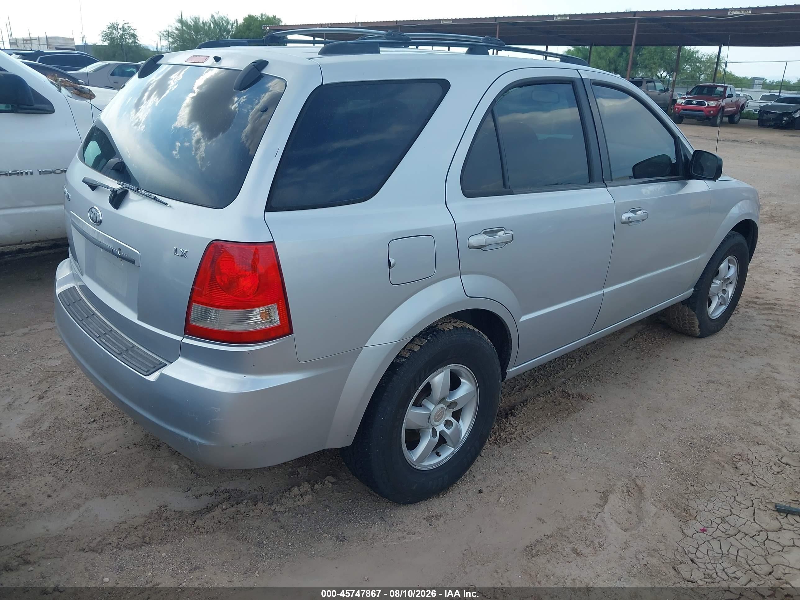 2006 Kia Sorento Ex/lx Серебряный vin: KNDJD733765586277