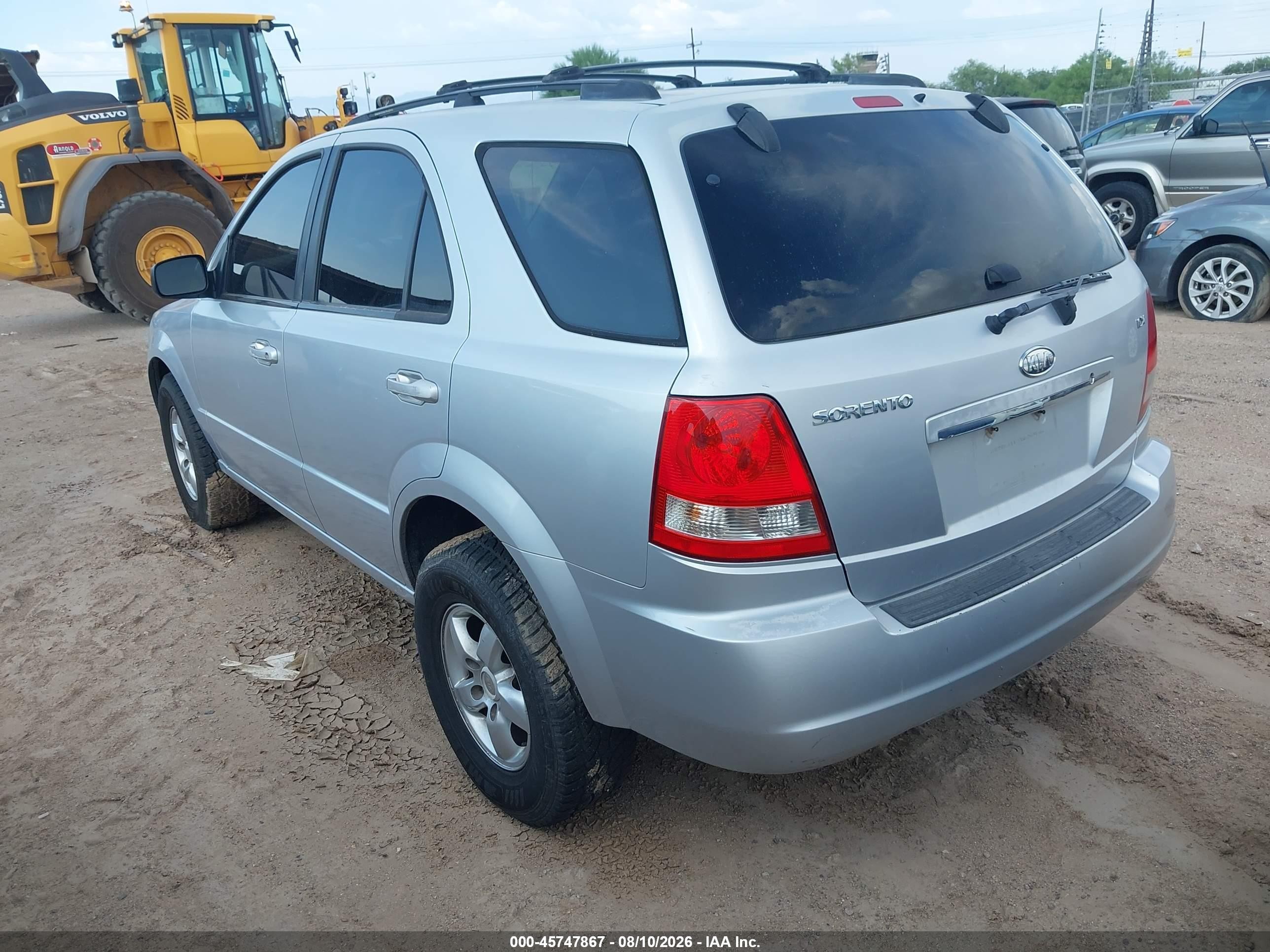 2006 Kia Sorento Ex/lx Серебряный vin: KNDJD733765586277