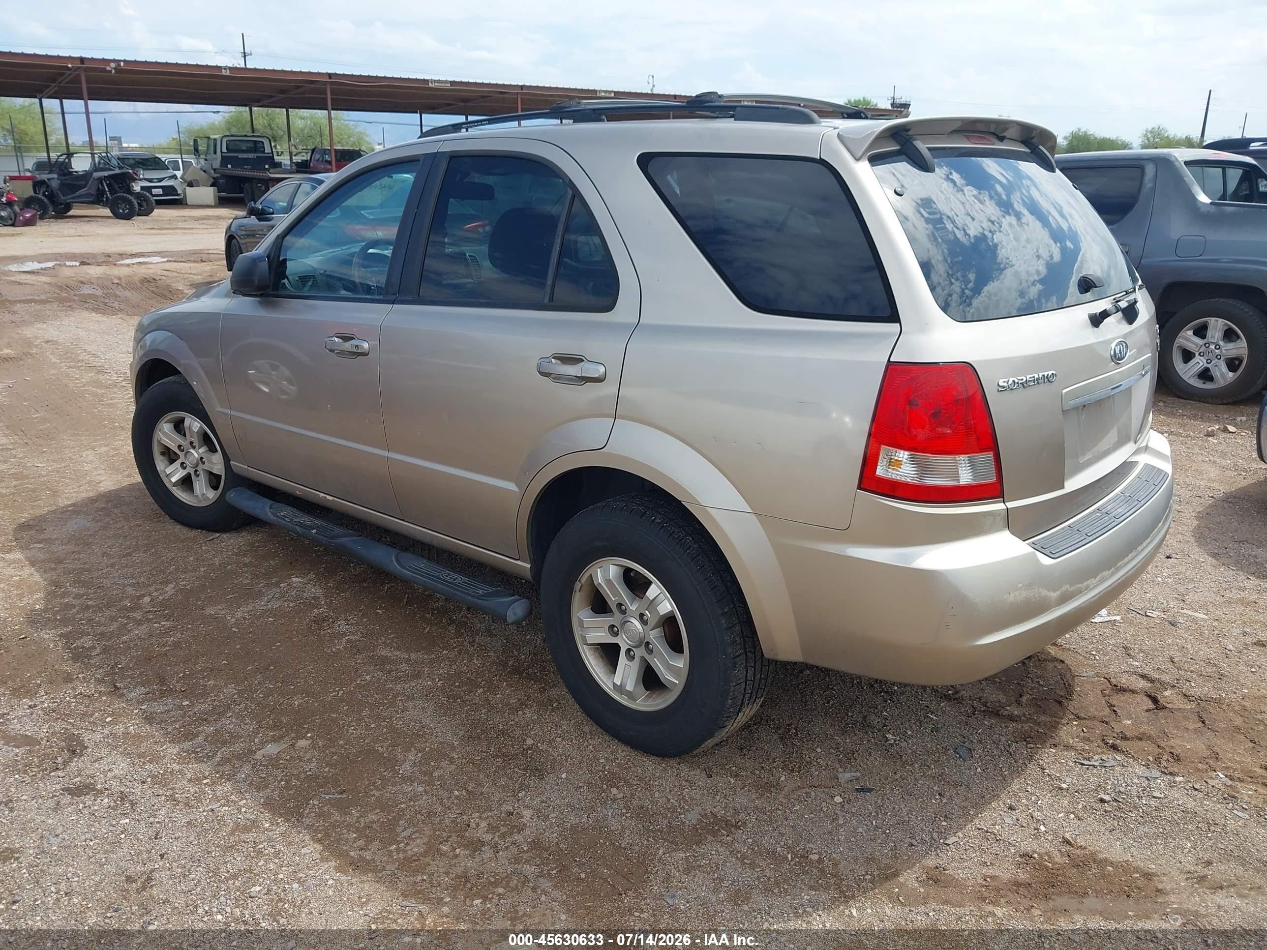 2006 Kia Sorento Ex/lx Champagne vin: KNDJD733865552333