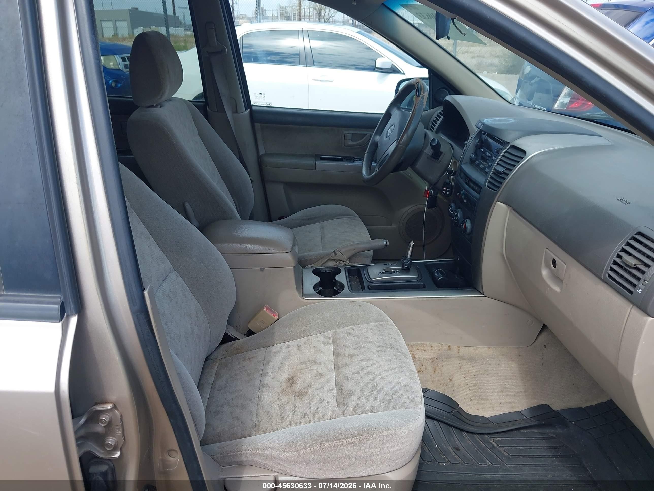 2006 Kia Sorento Ex/lx Champagne vin: KNDJD733865552333
