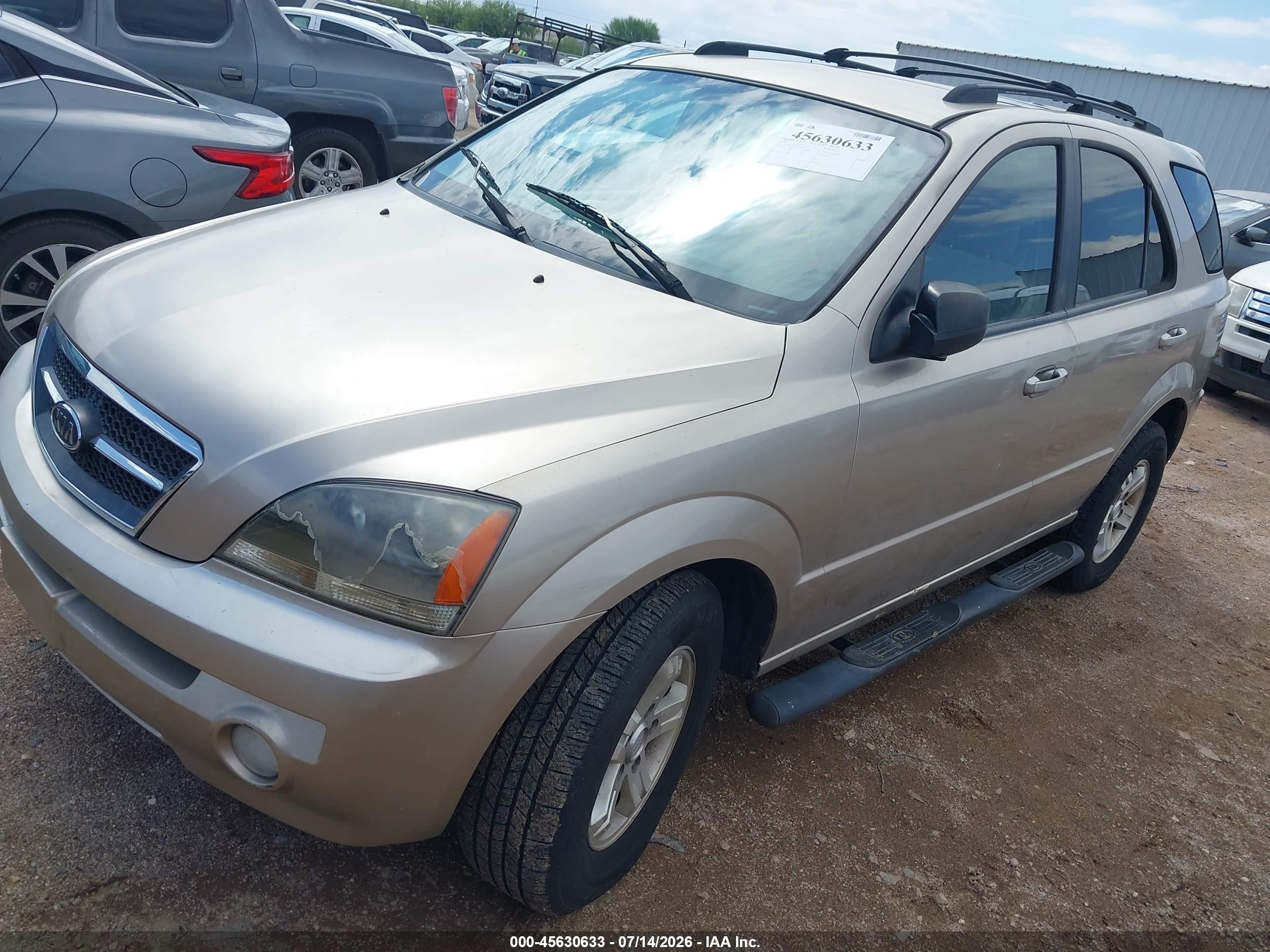 2006 Kia Sorento Ex/lx Champagne vin: KNDJD733865552333