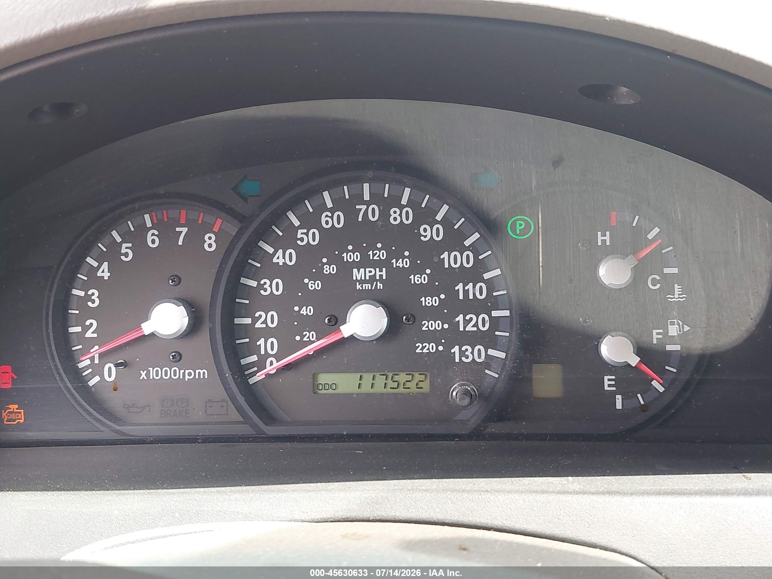 2006 Kia Sorento Ex/lx Champagne vin: KNDJD733865552333
