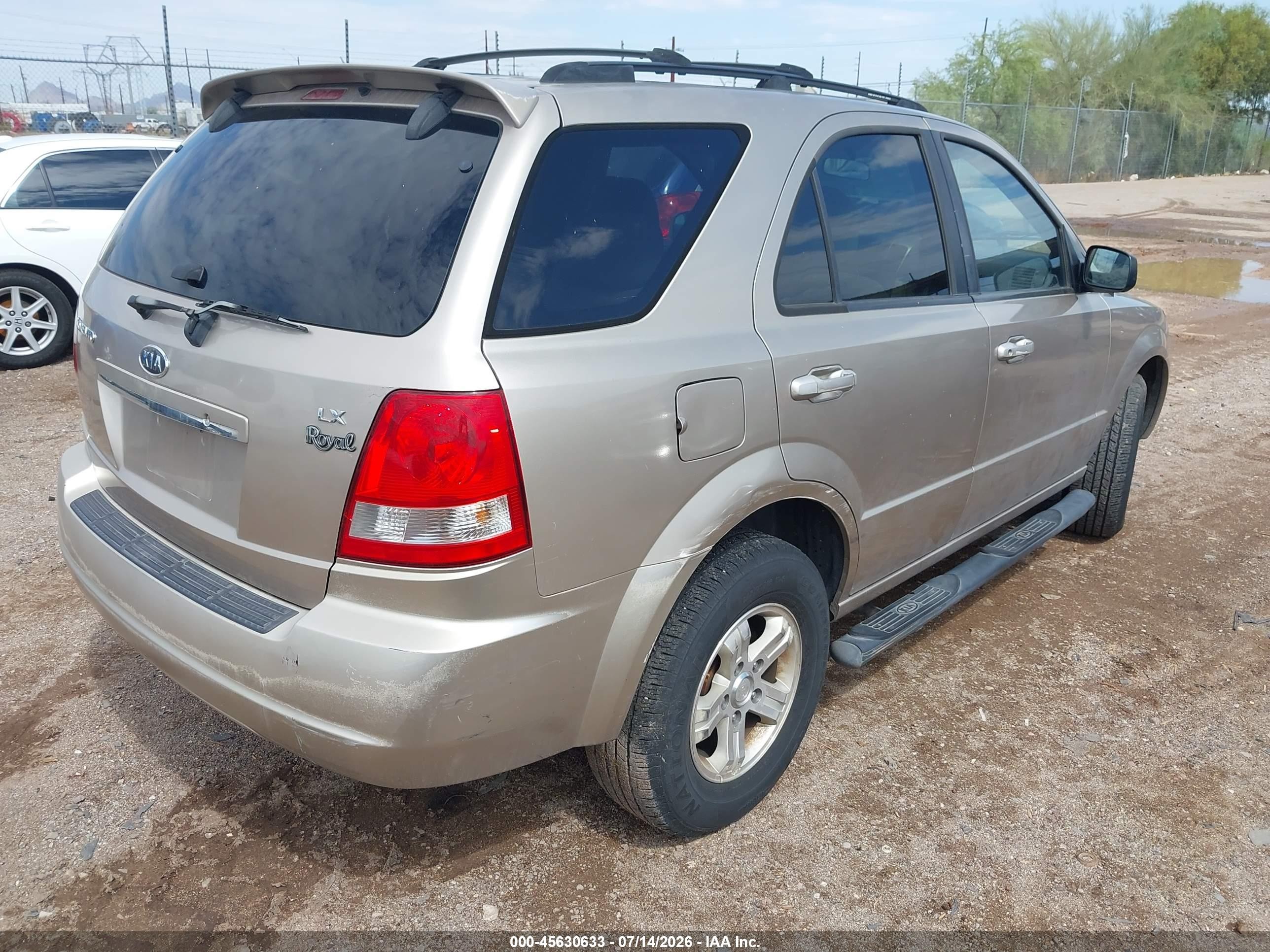 2006 Kia Sorento Ex/lx Champagne vin: KNDJD733865552333