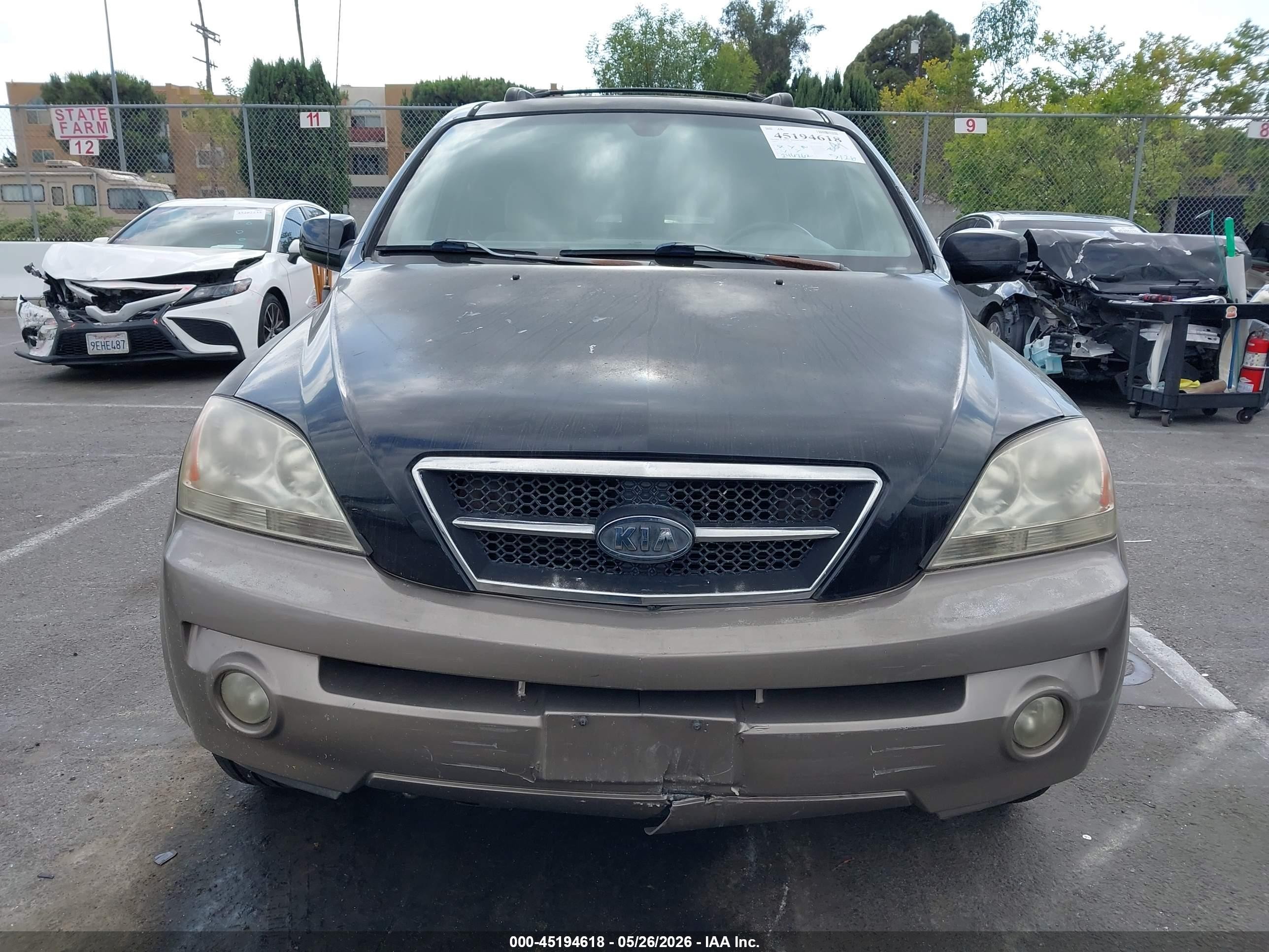 2003 Kia Sorento Ex/lx Black vin: KNDJD733X35126042