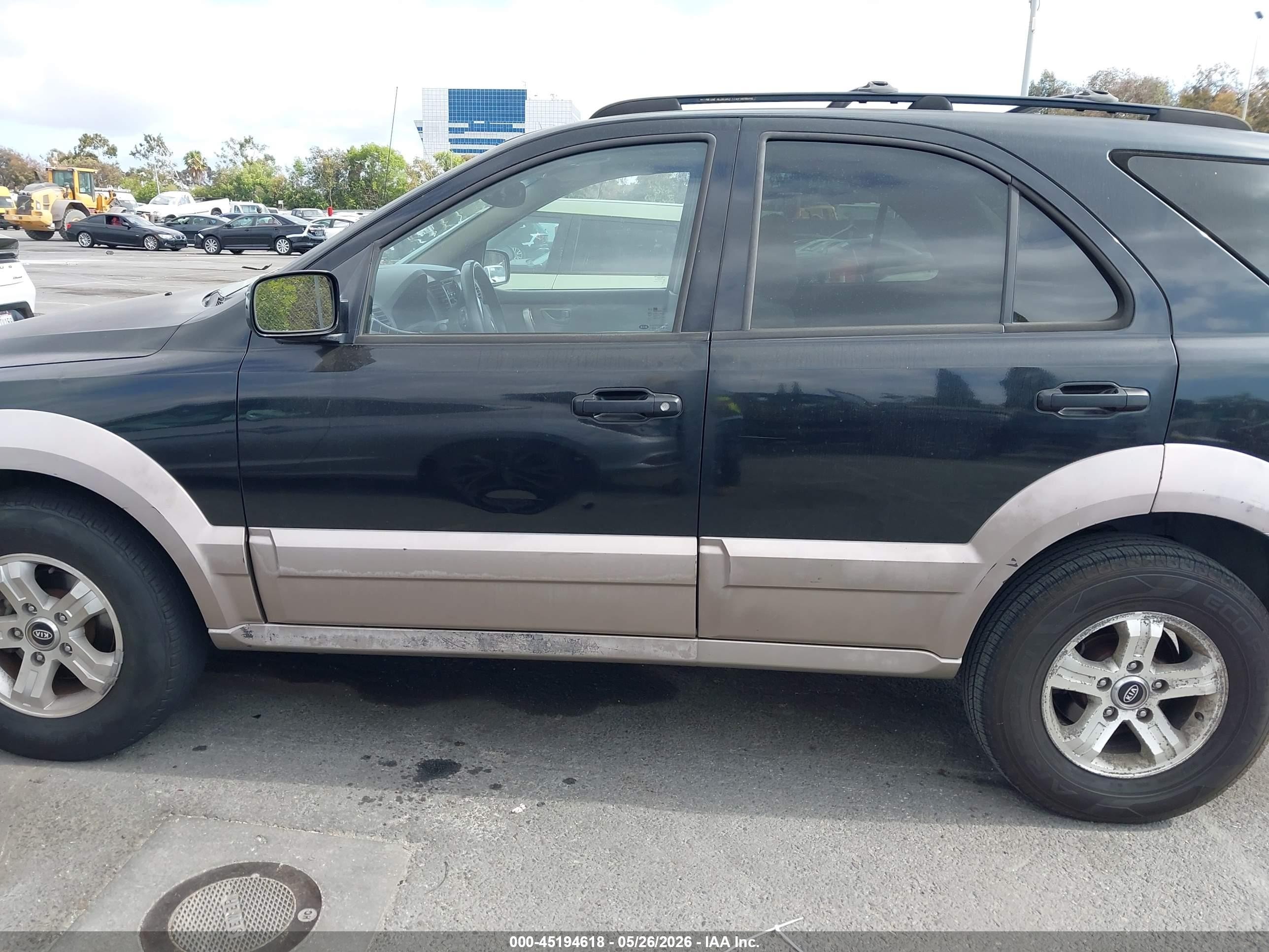2003 Kia Sorento Ex/lx Black vin: KNDJD733X35126042
