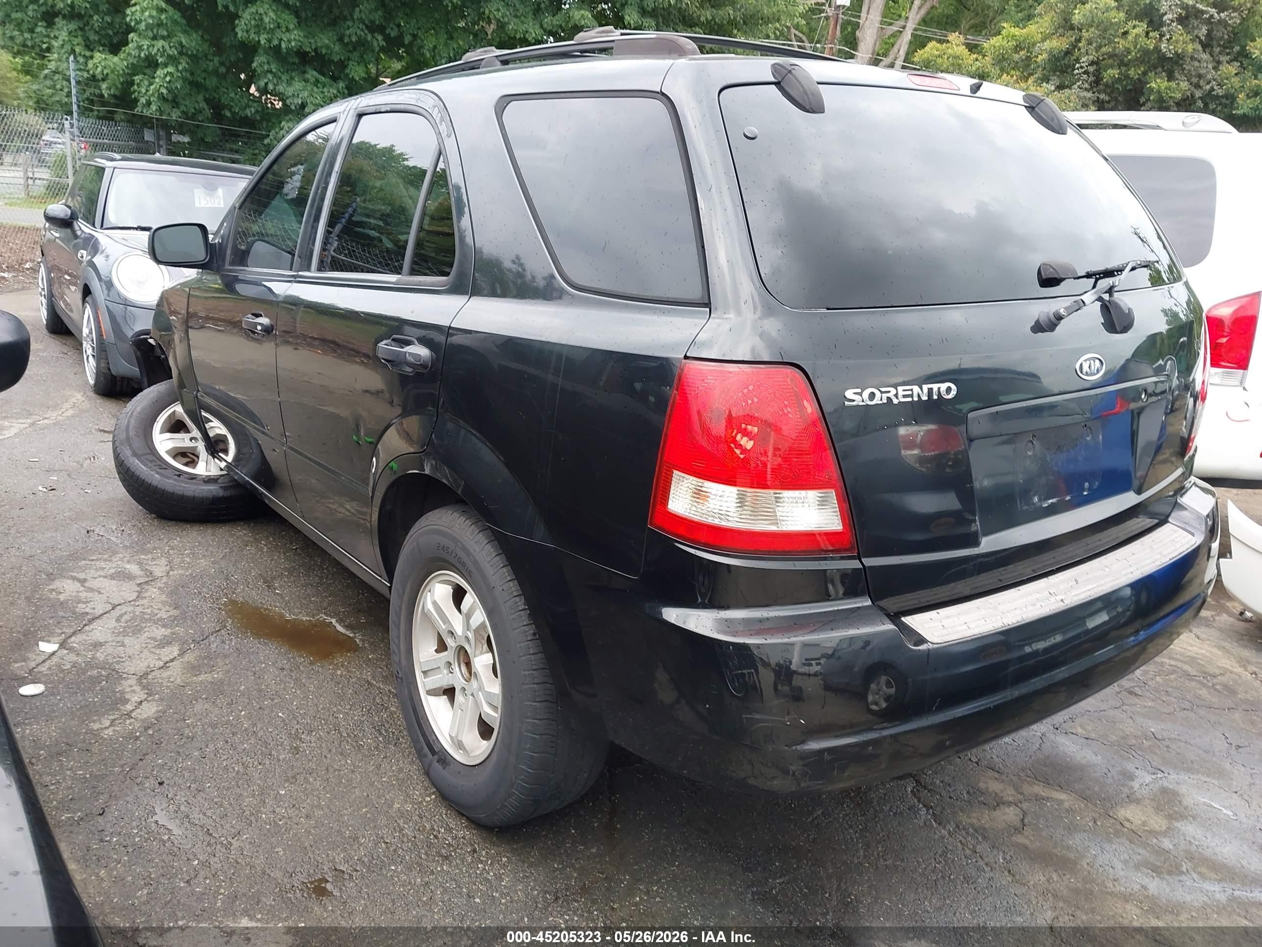 2003 Kia Sorento Ex/lx Black vin: KNDJD733X35142709