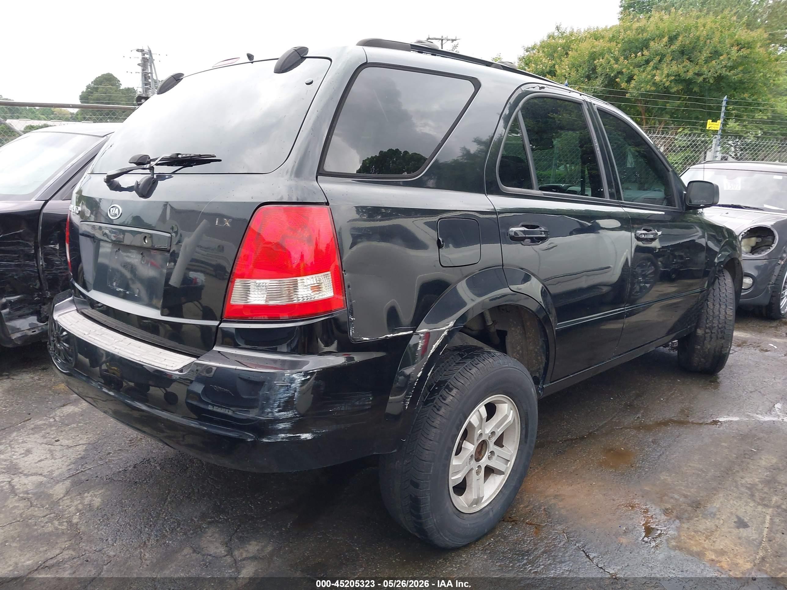 2003 Kia Sorento Ex/lx Black vin: KNDJD733X35142709