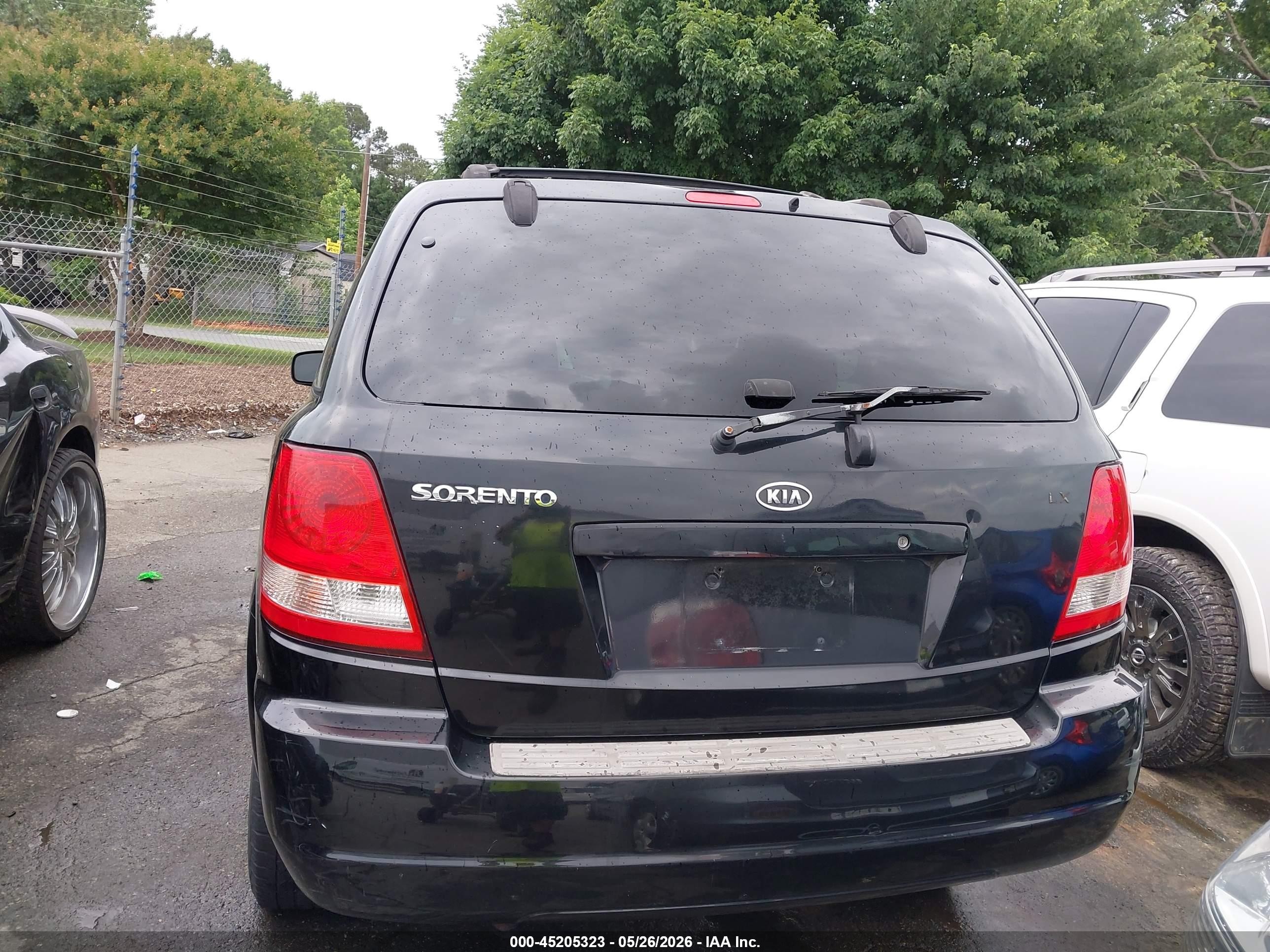 2003 Kia Sorento Ex/lx Black vin: KNDJD733X35142709