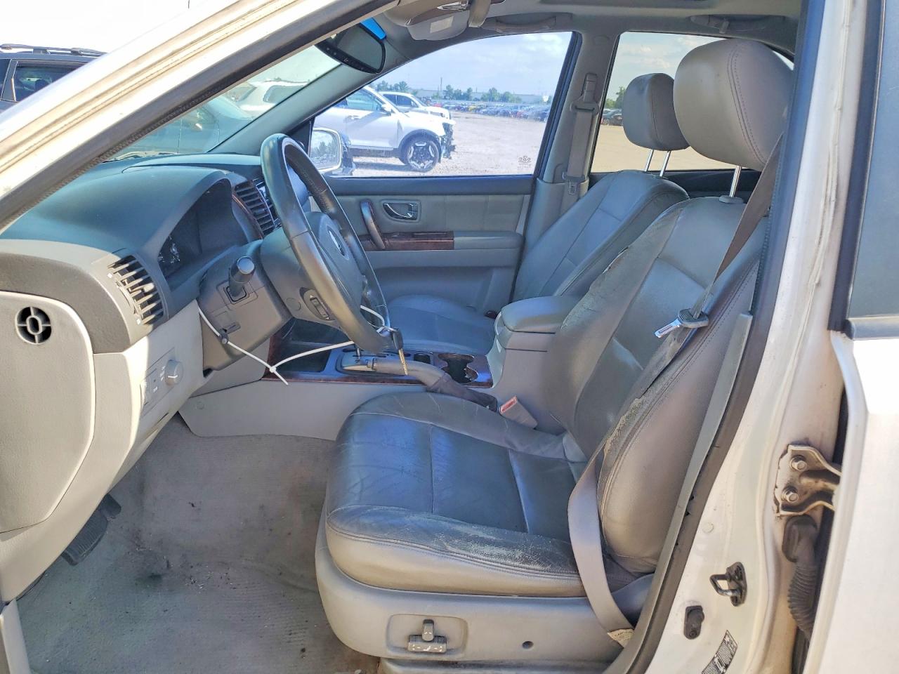 2005 Kia Sorento Lx White vin: KNDJD733X55367571