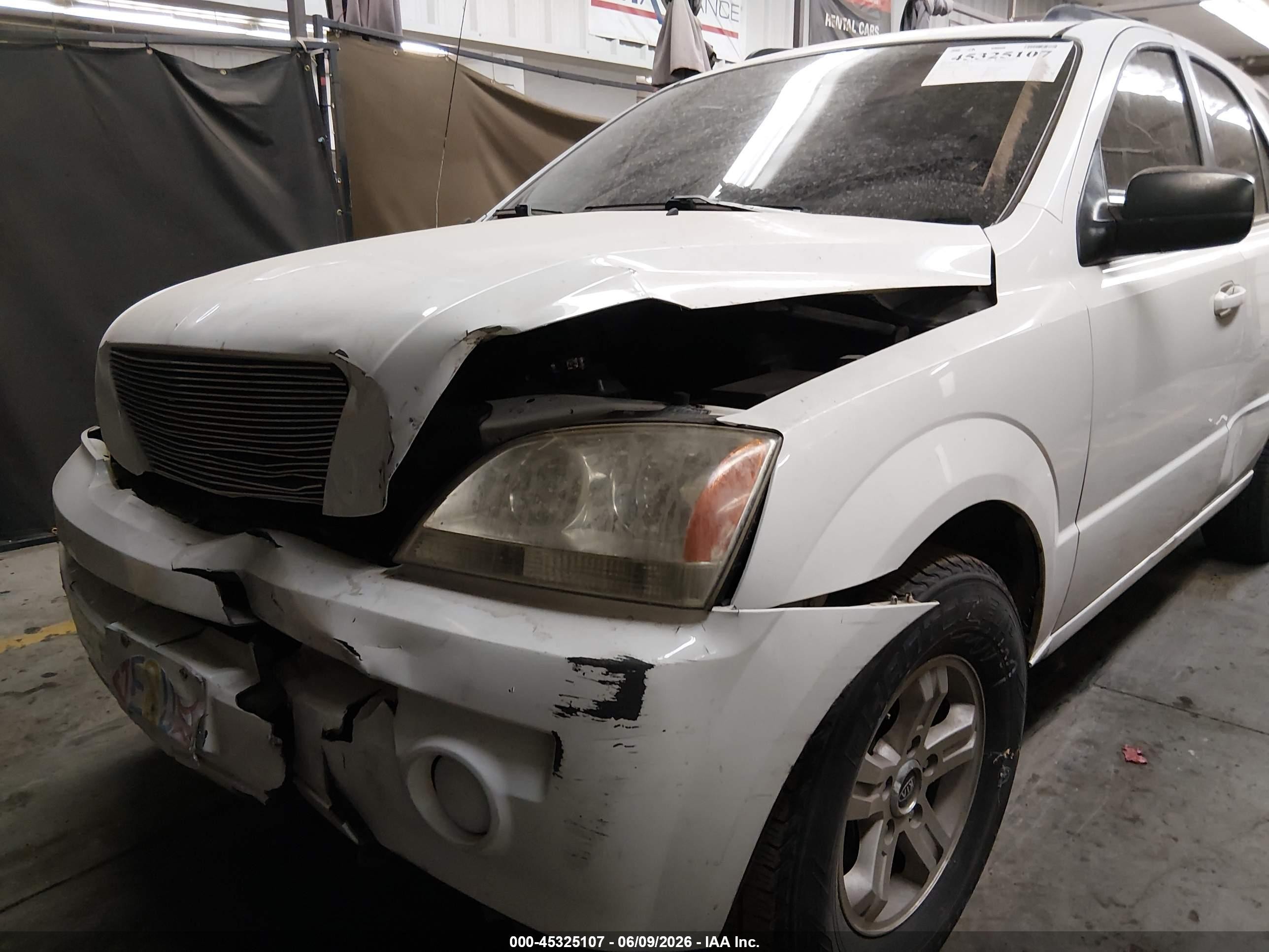 2005 Kia Sorento Ex/lx White vin: KNDJD733X55483918