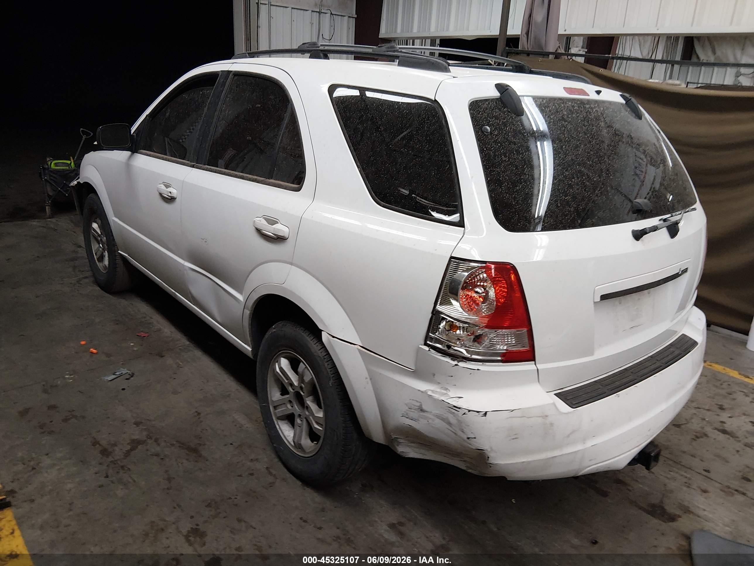 2005 Kia Sorento Ex/lx White vin: KNDJD733X55483918