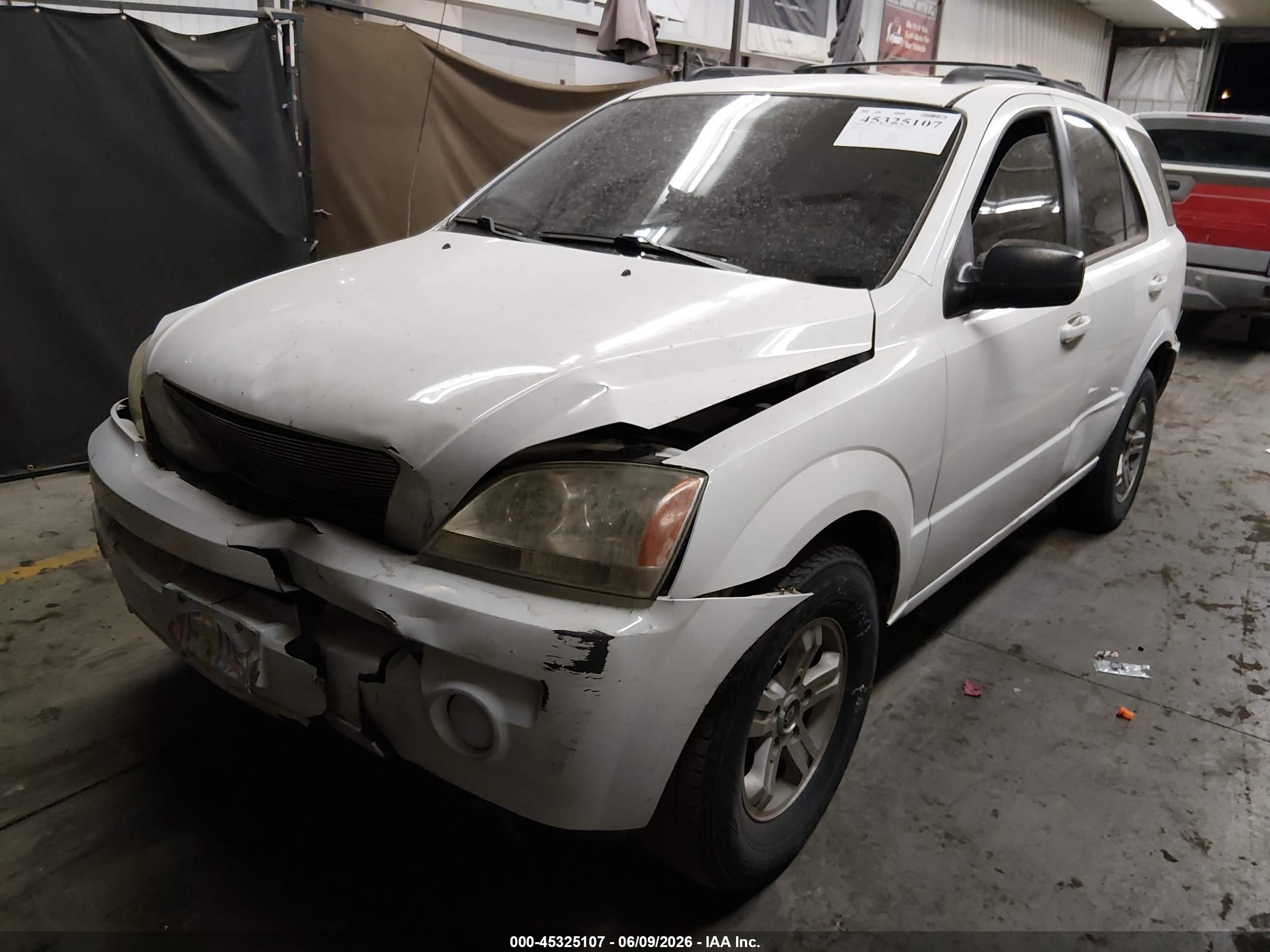 2005 Kia Sorento Ex/lx White vin: KNDJD733X55483918