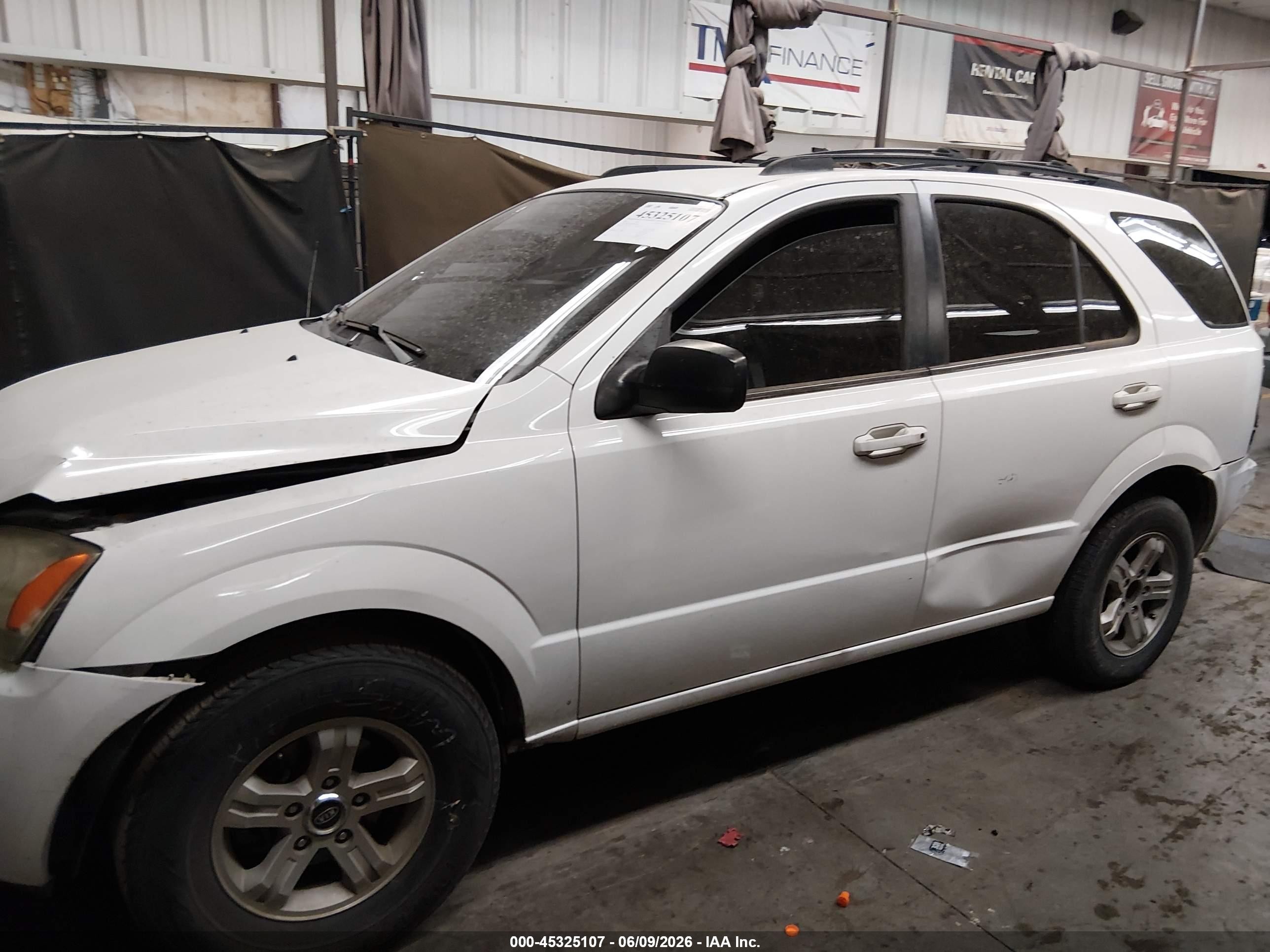 2005 Kia Sorento Ex/lx White vin: KNDJD733X55483918