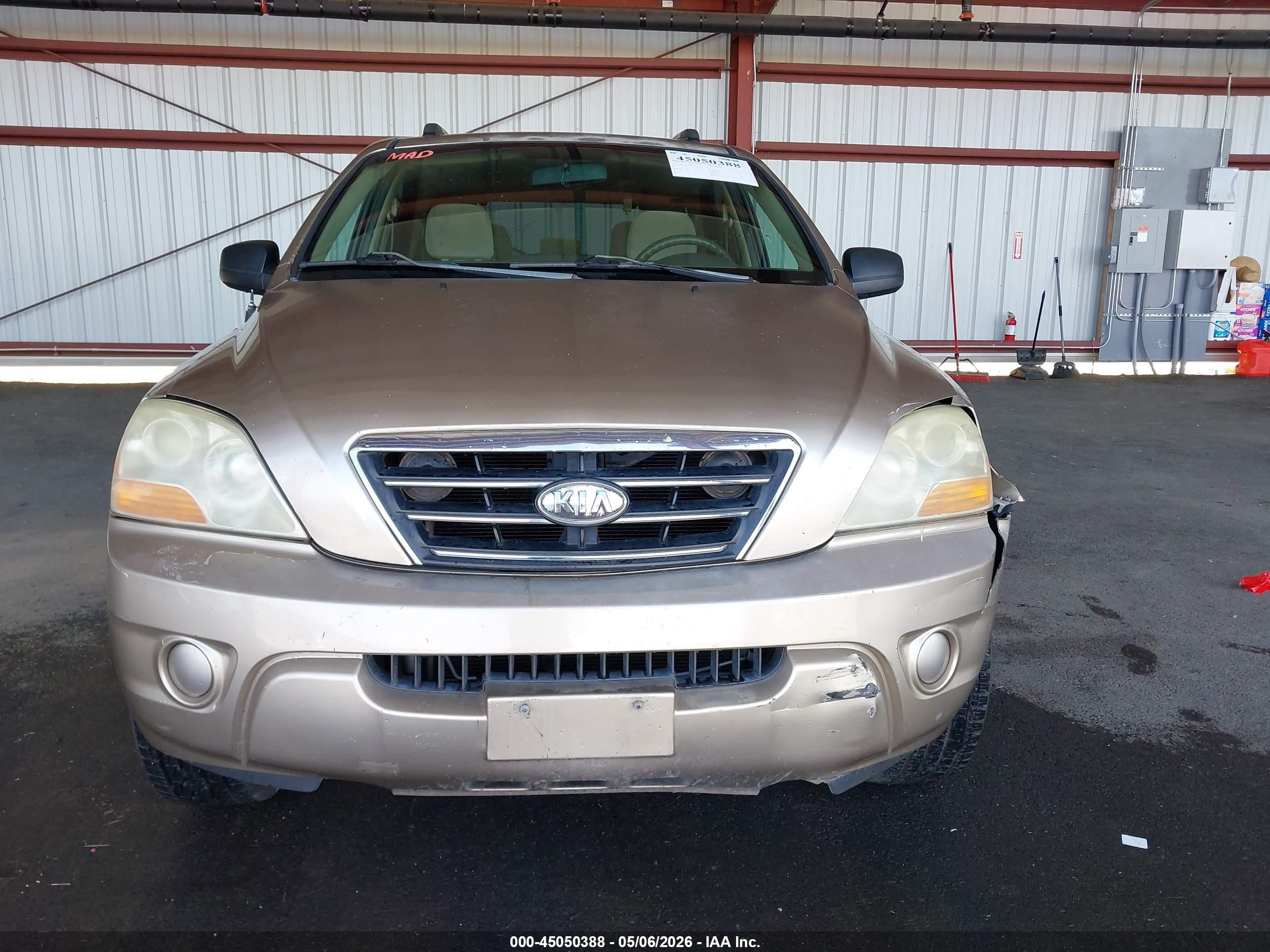 2008 Kia Sorento Lx Золотой vin: KNDJD735085764616