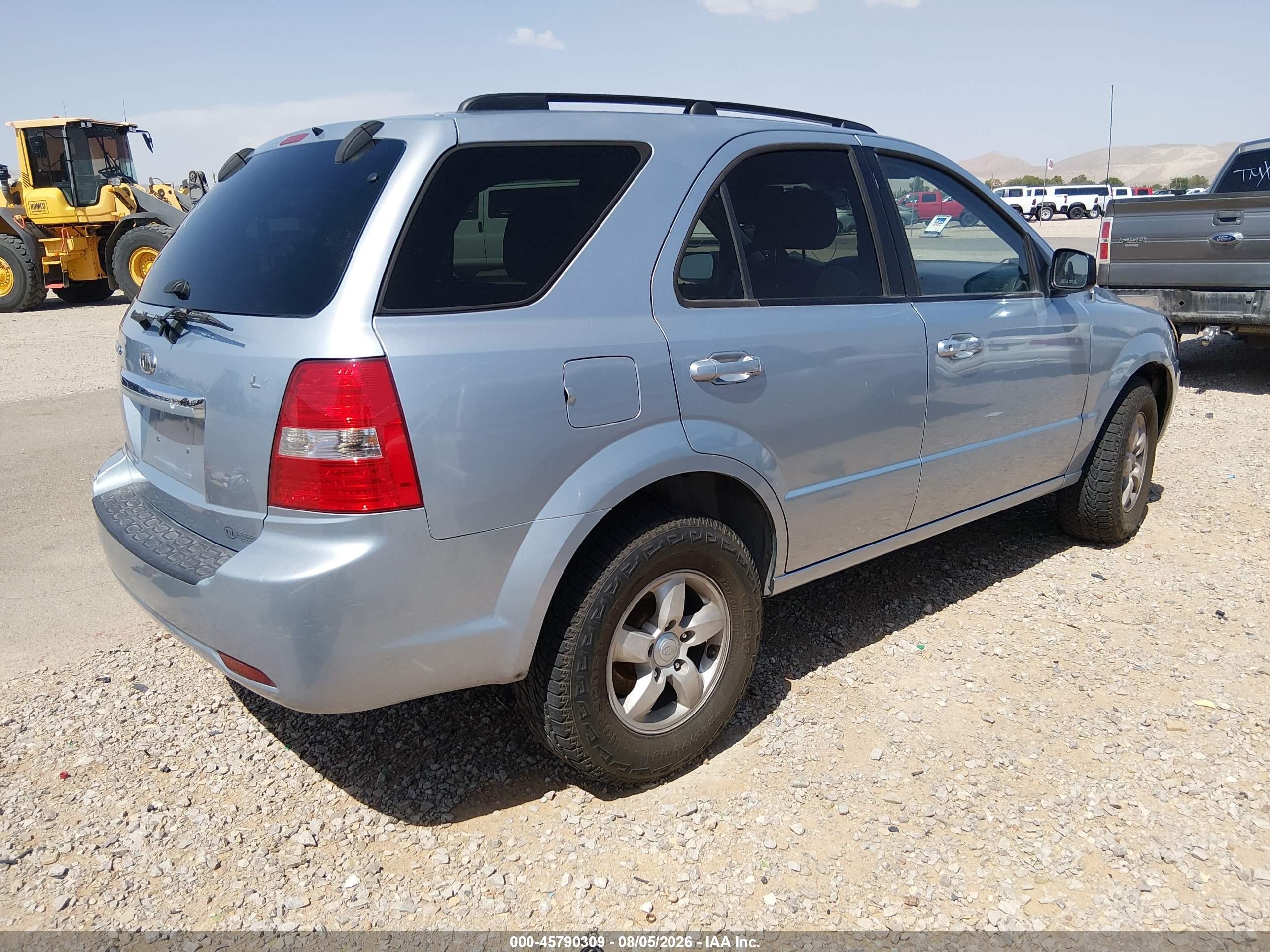 2008 Kia Sorento Lx Blue vin: KNDJD735085842506