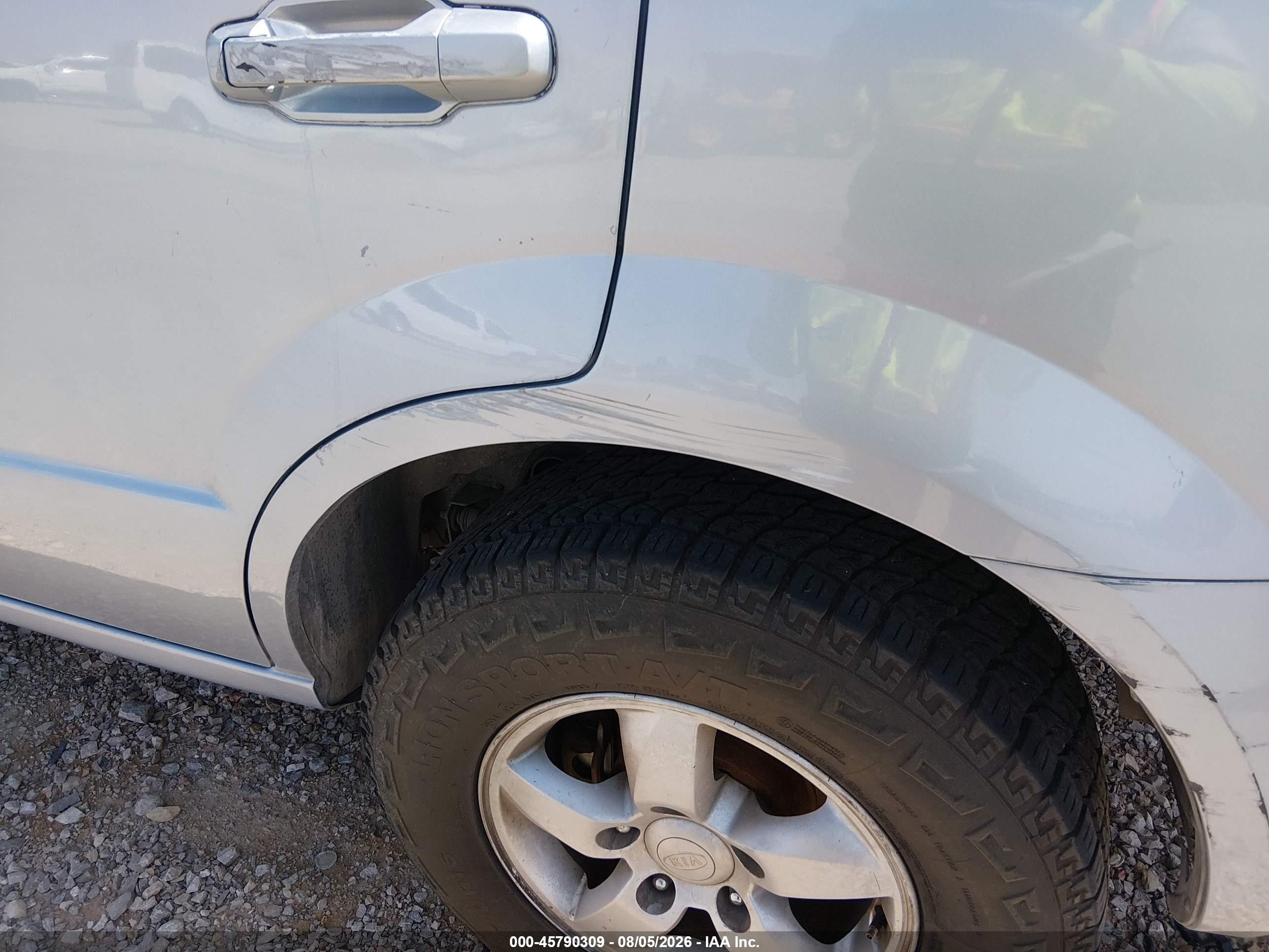2008 Kia Sorento Lx Blue vin: KNDJD735085842506
