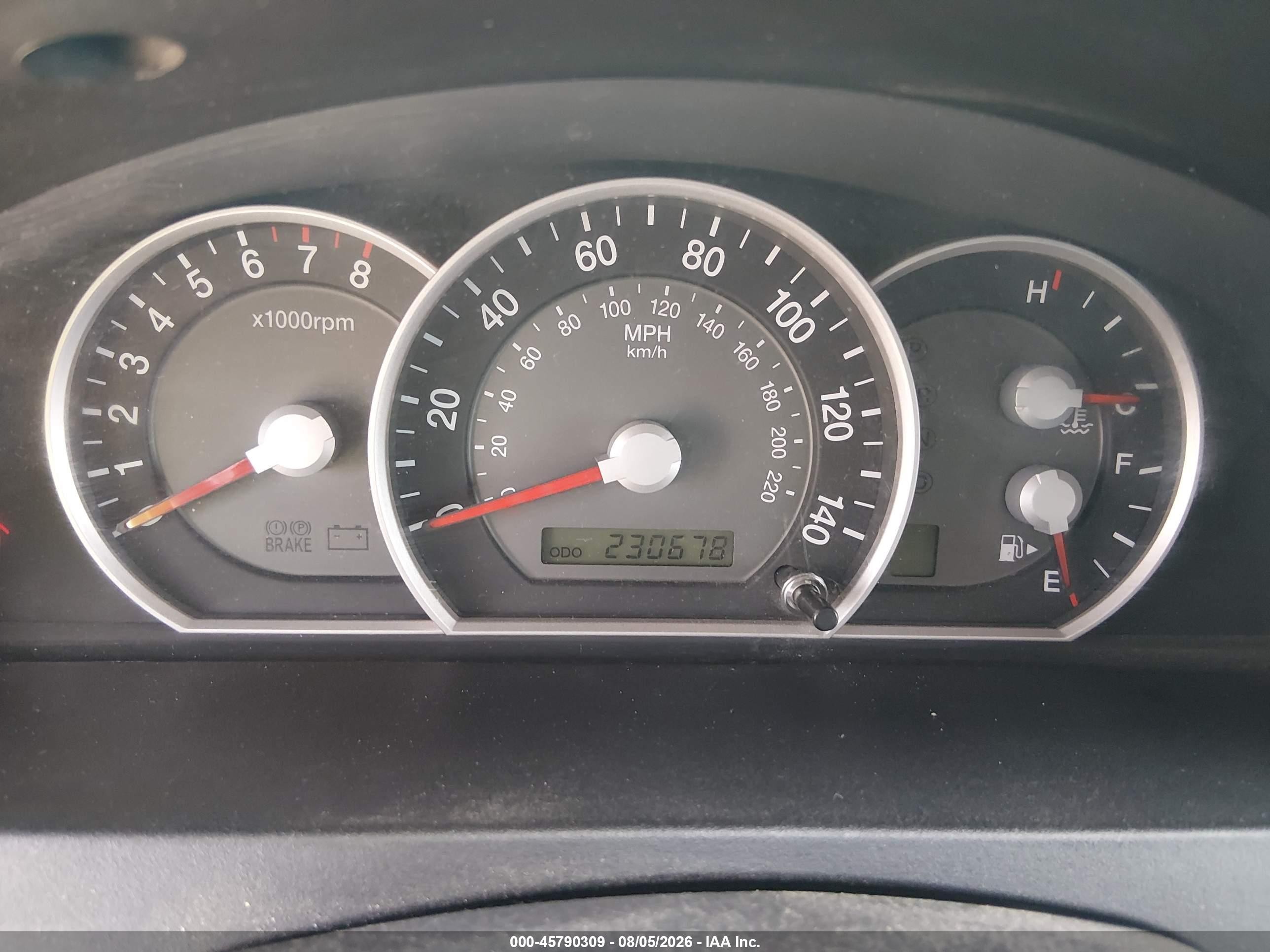 2008 Kia Sorento Lx Blue vin: KNDJD735085842506