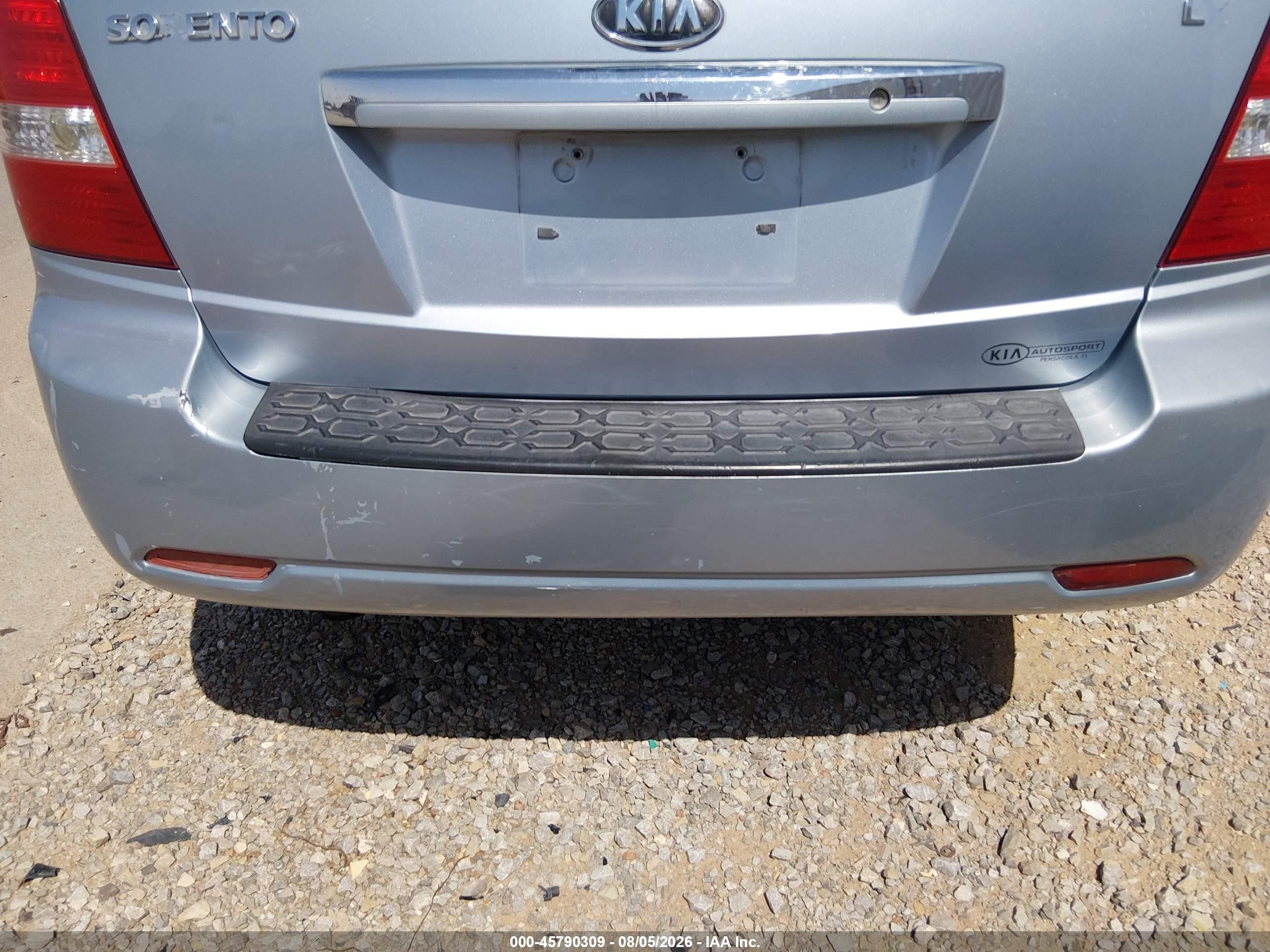 2008 Kia Sorento Lx Blue vin: KNDJD735085842506