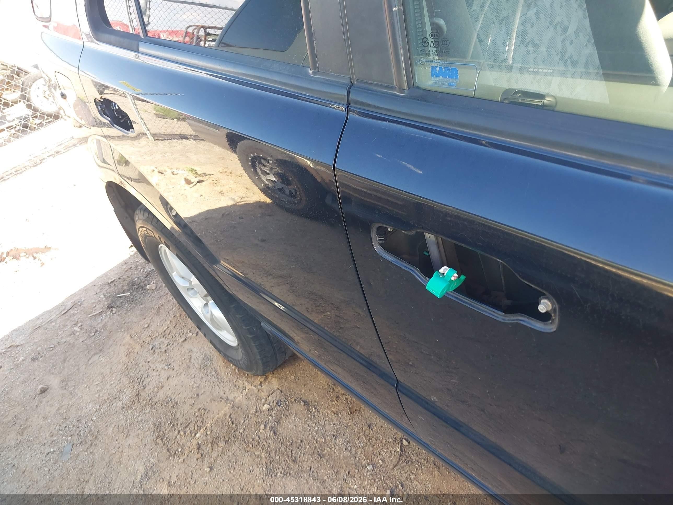 2008 Kia Sorento Lx Blue vin: KNDJD735085852937