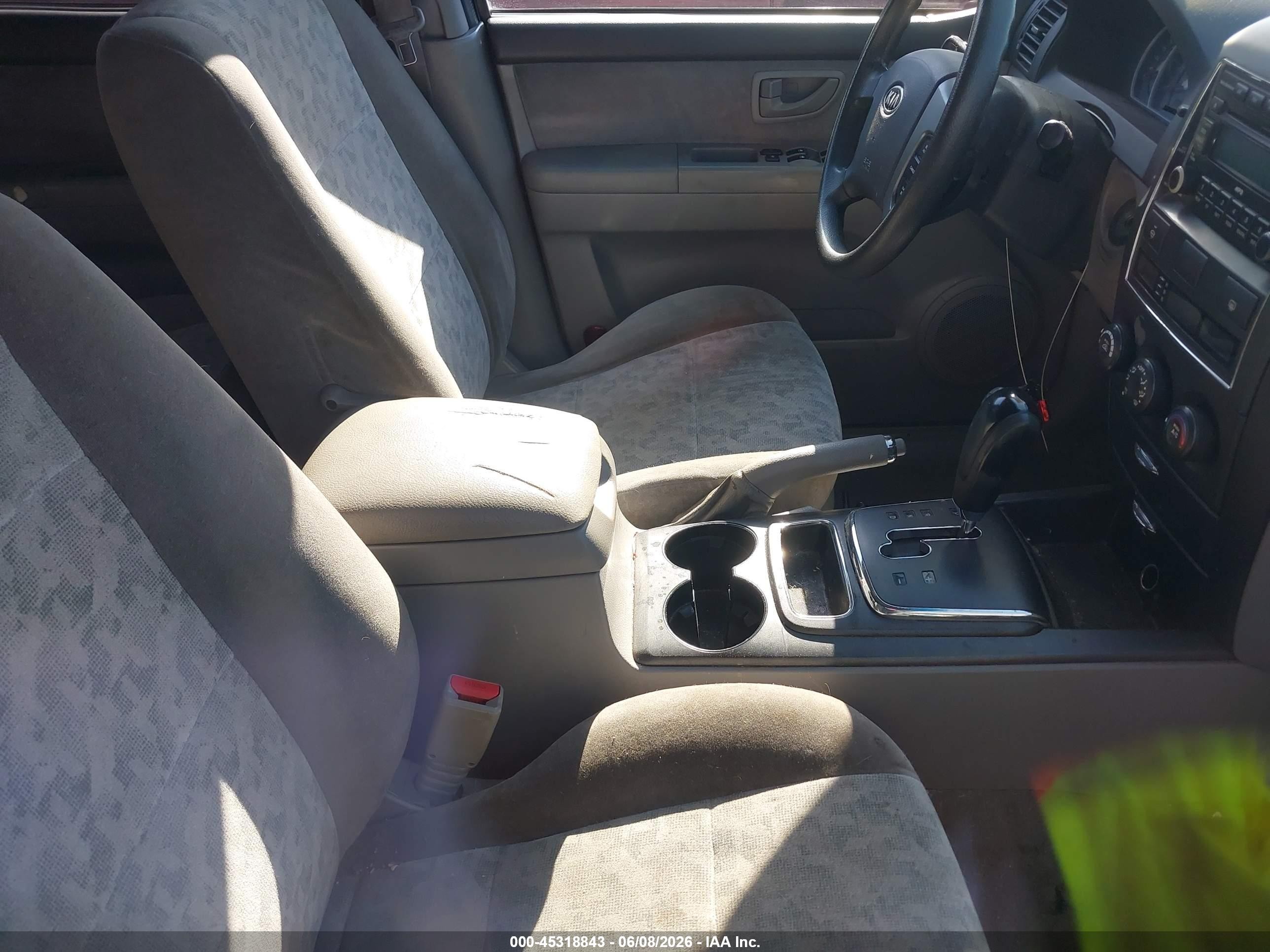 2008 Kia Sorento Lx Blue vin: KNDJD735085852937