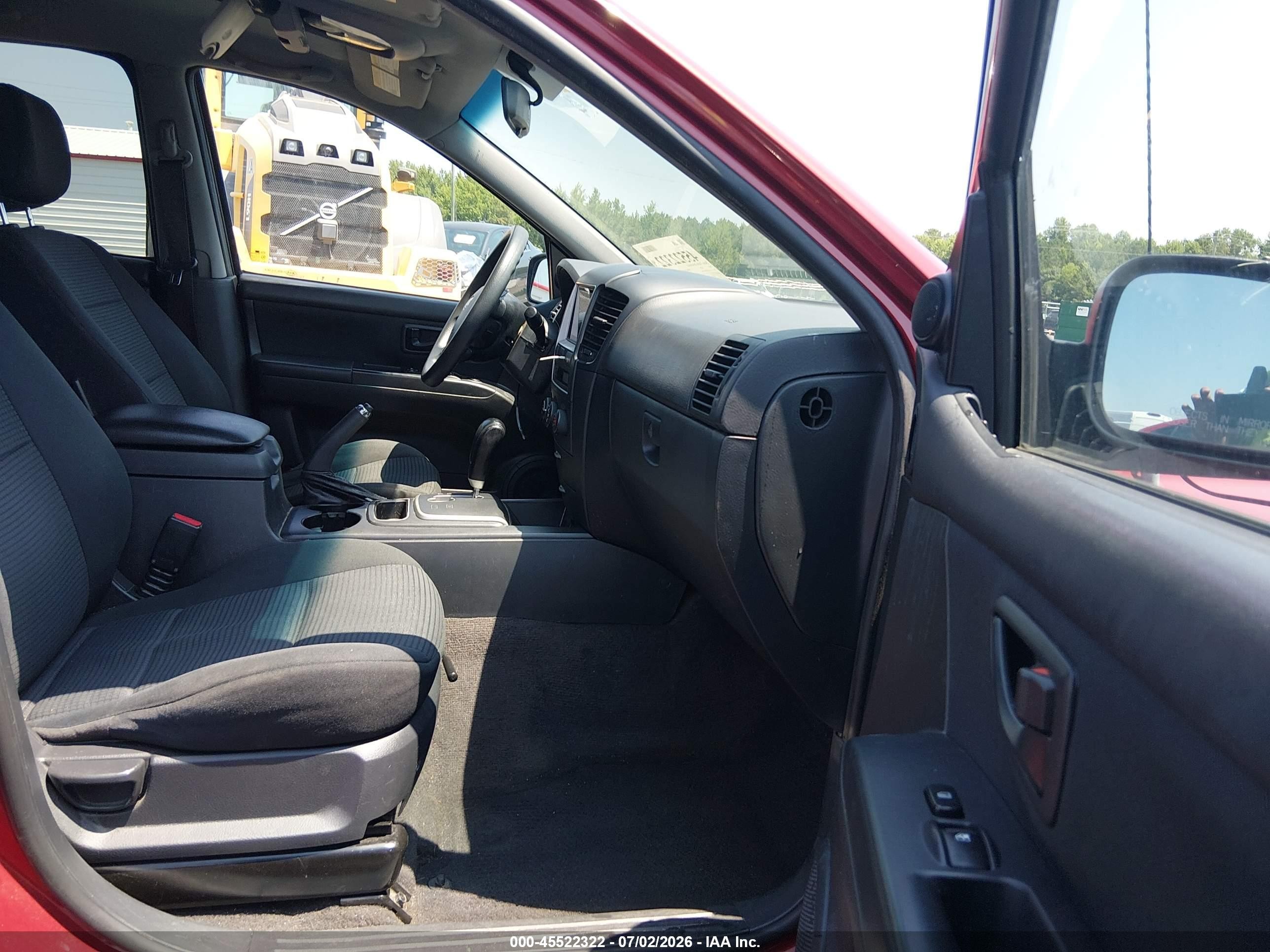 2009 Kia Sorento Lx Red vin: KNDJD735095890380