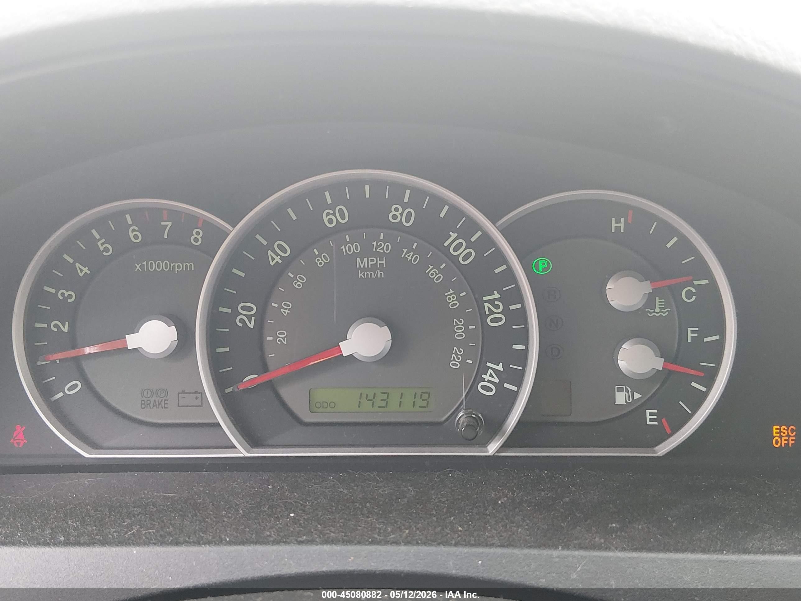 2008 Kia Sorento Lx Blue vin: KNDJD735185769159