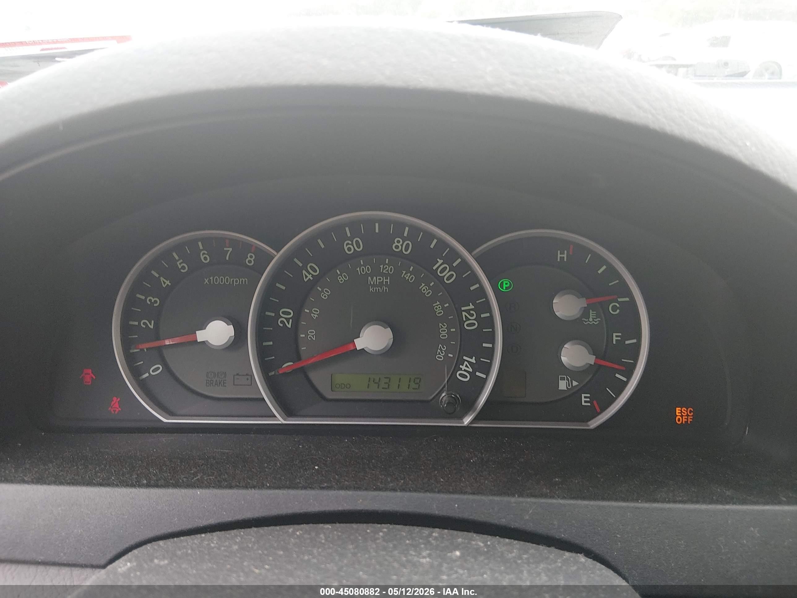 2008 Kia Sorento Lx Blue vin: KNDJD735185769159