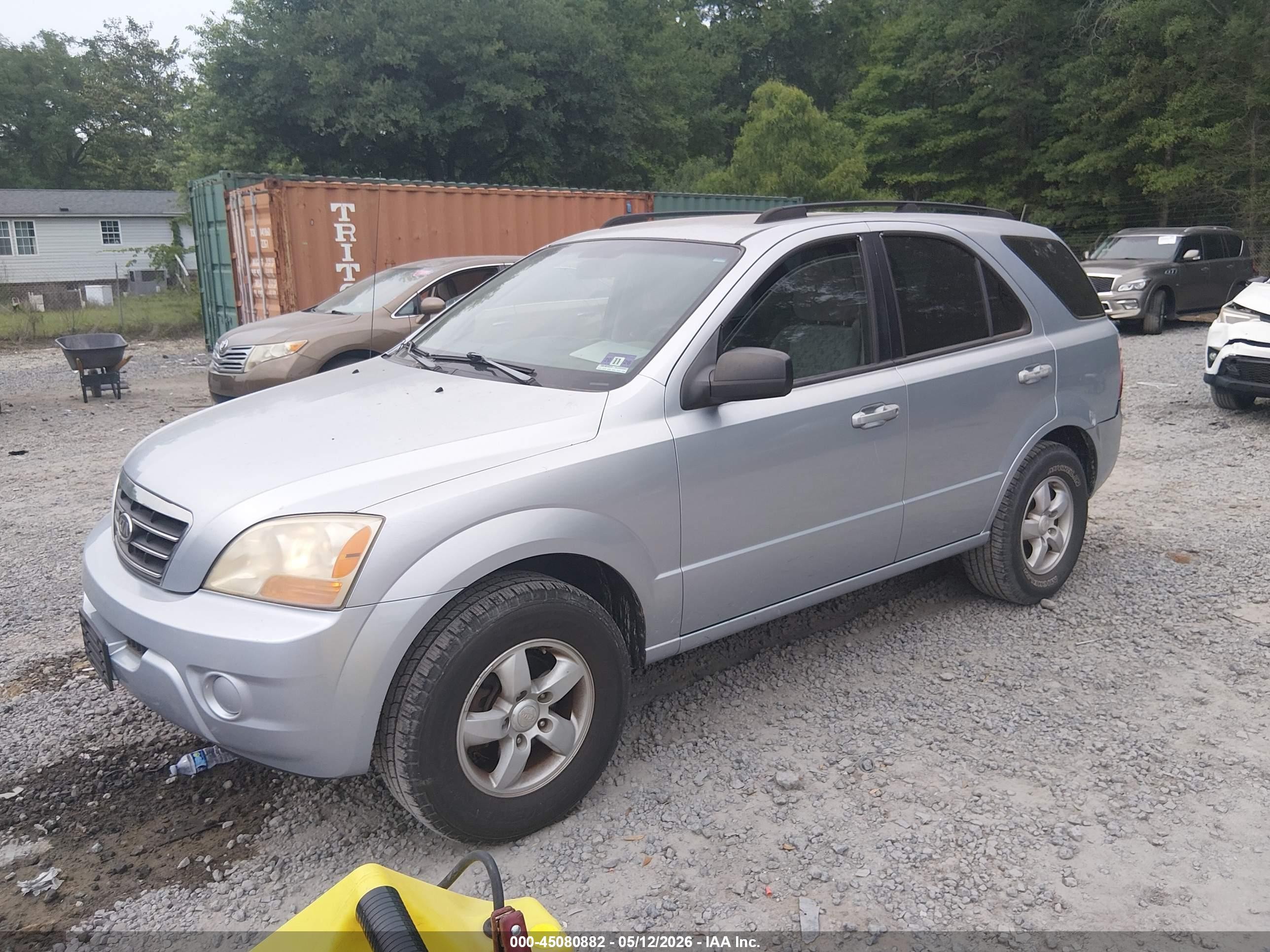2008 Kia Sorento Lx Blue vin: KNDJD735185769159