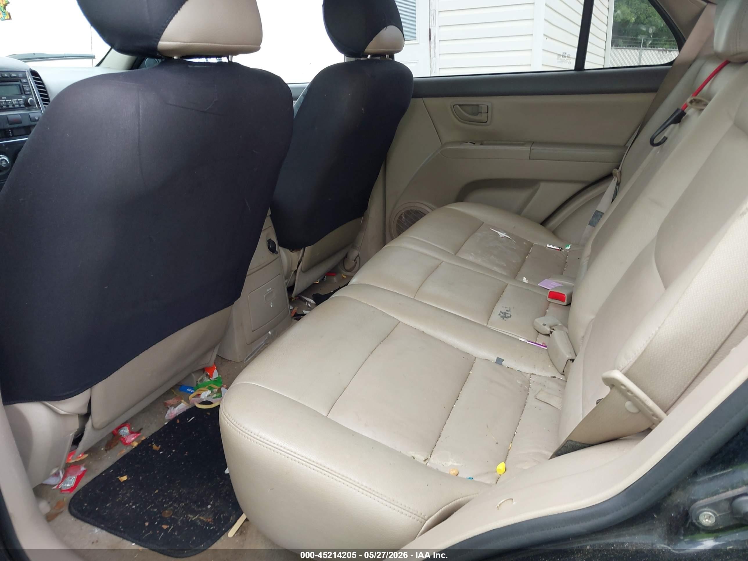 2008 Kia Sorento Lx Base Черный vin: KNDJD735185840263