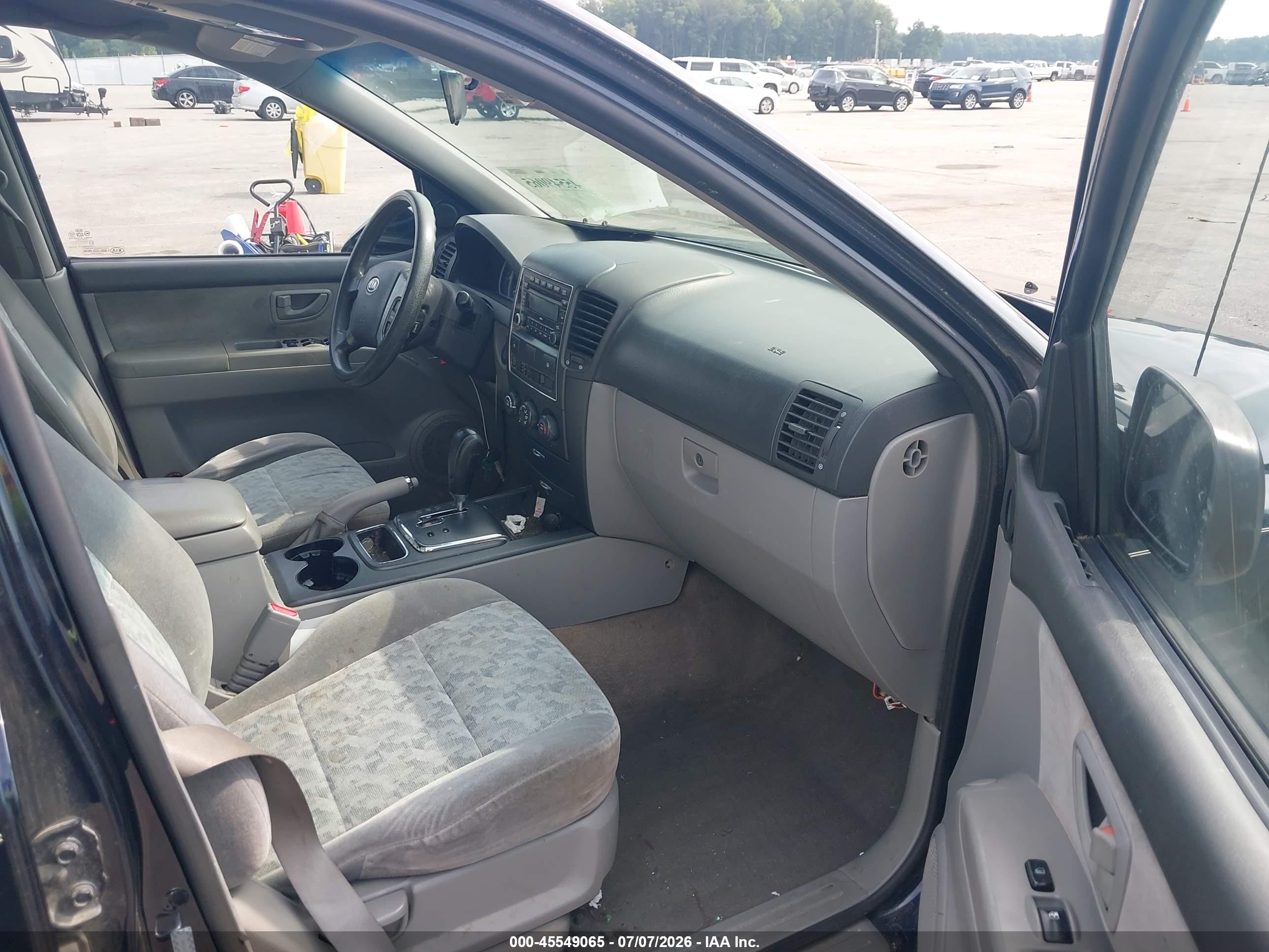 2008 Kia Sorento Lx Blue vin: KNDJD735185853160