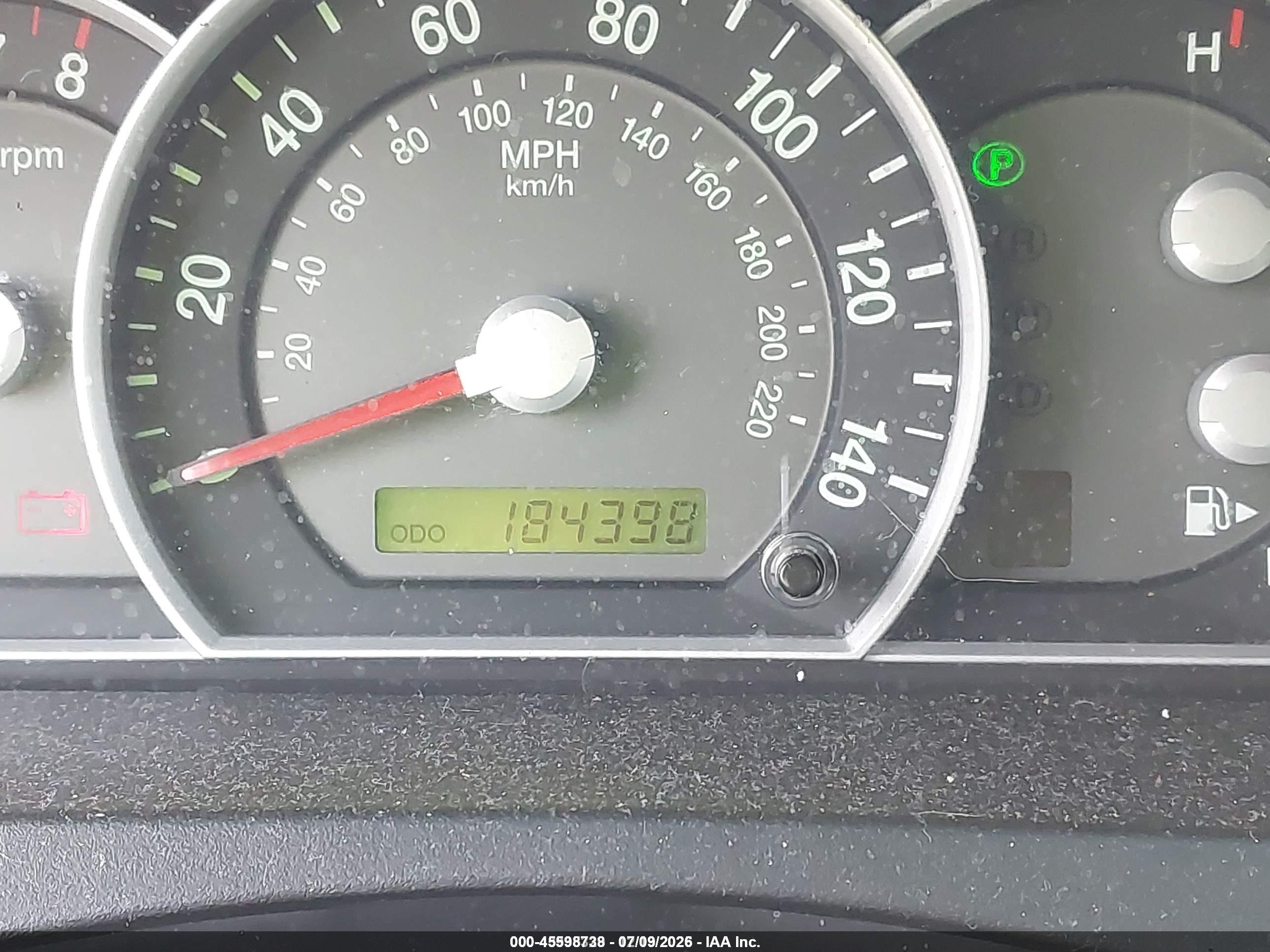 2008 Kia Sorento Lx Gray vin: KNDJD735385764481