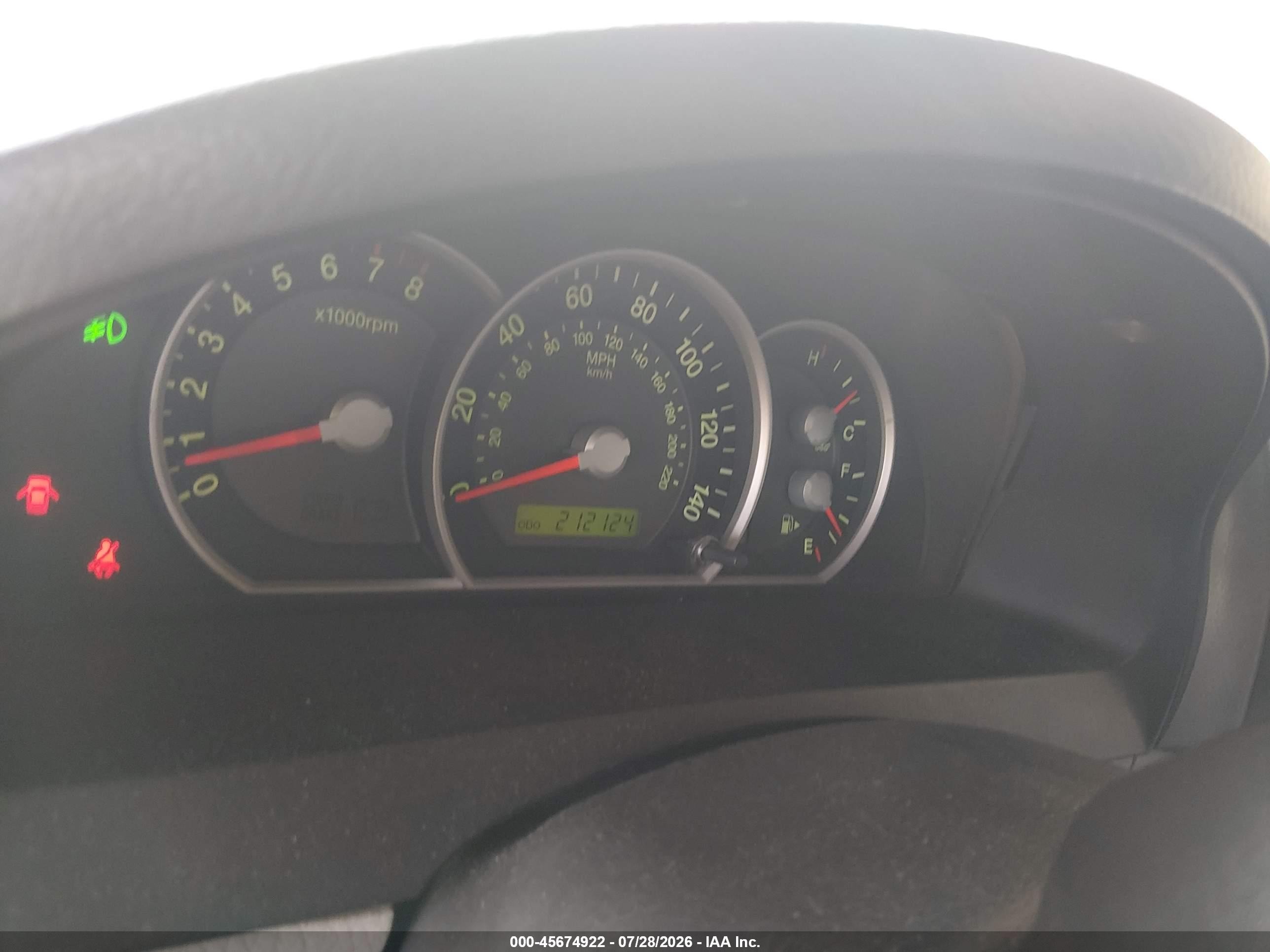 2008 Kia Sorento Lx Blue vin: KNDJD735385825599