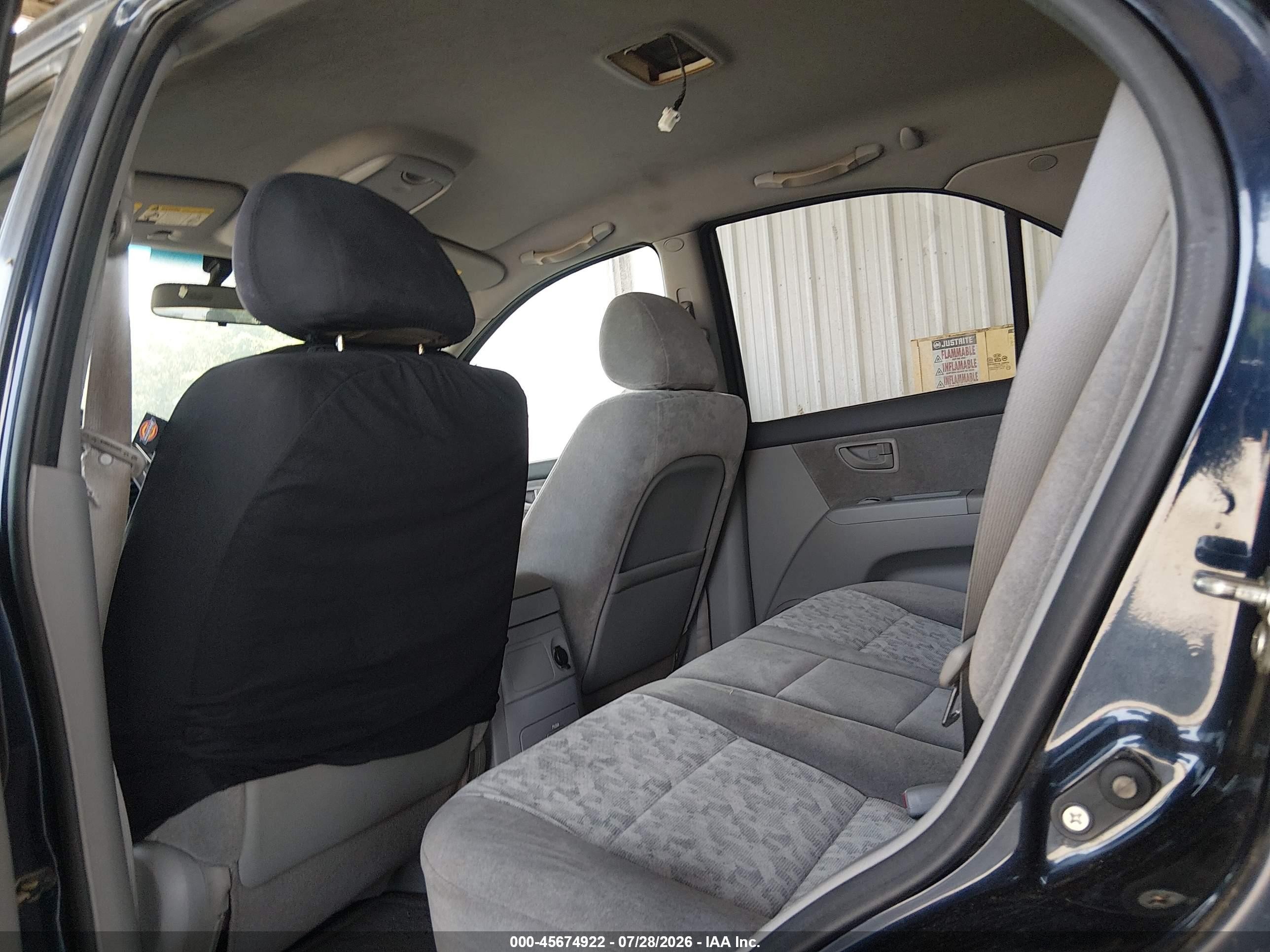2008 Kia Sorento Lx Blue vin: KNDJD735385825599