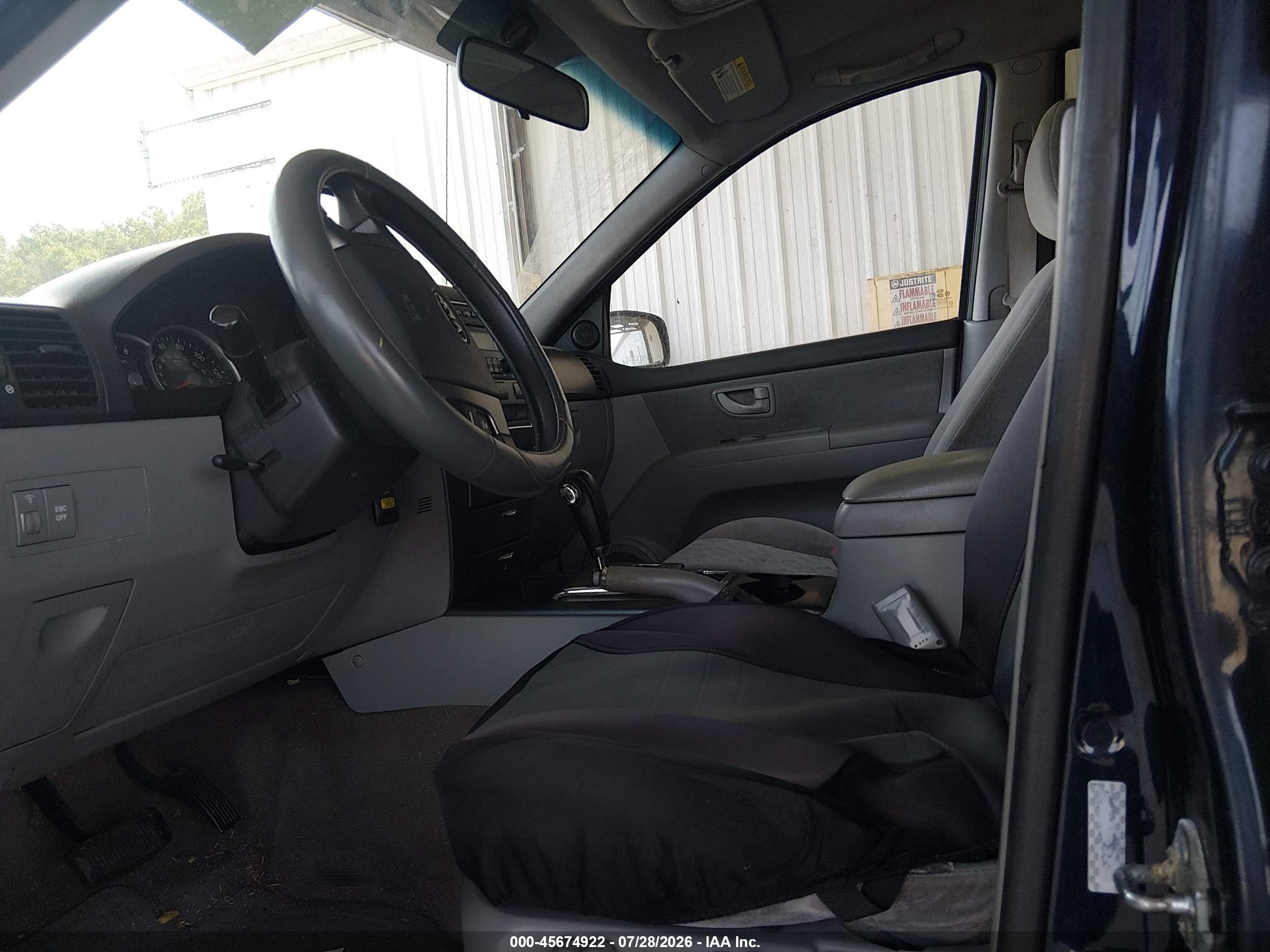 2008 Kia Sorento Lx Blue vin: KNDJD735385825599