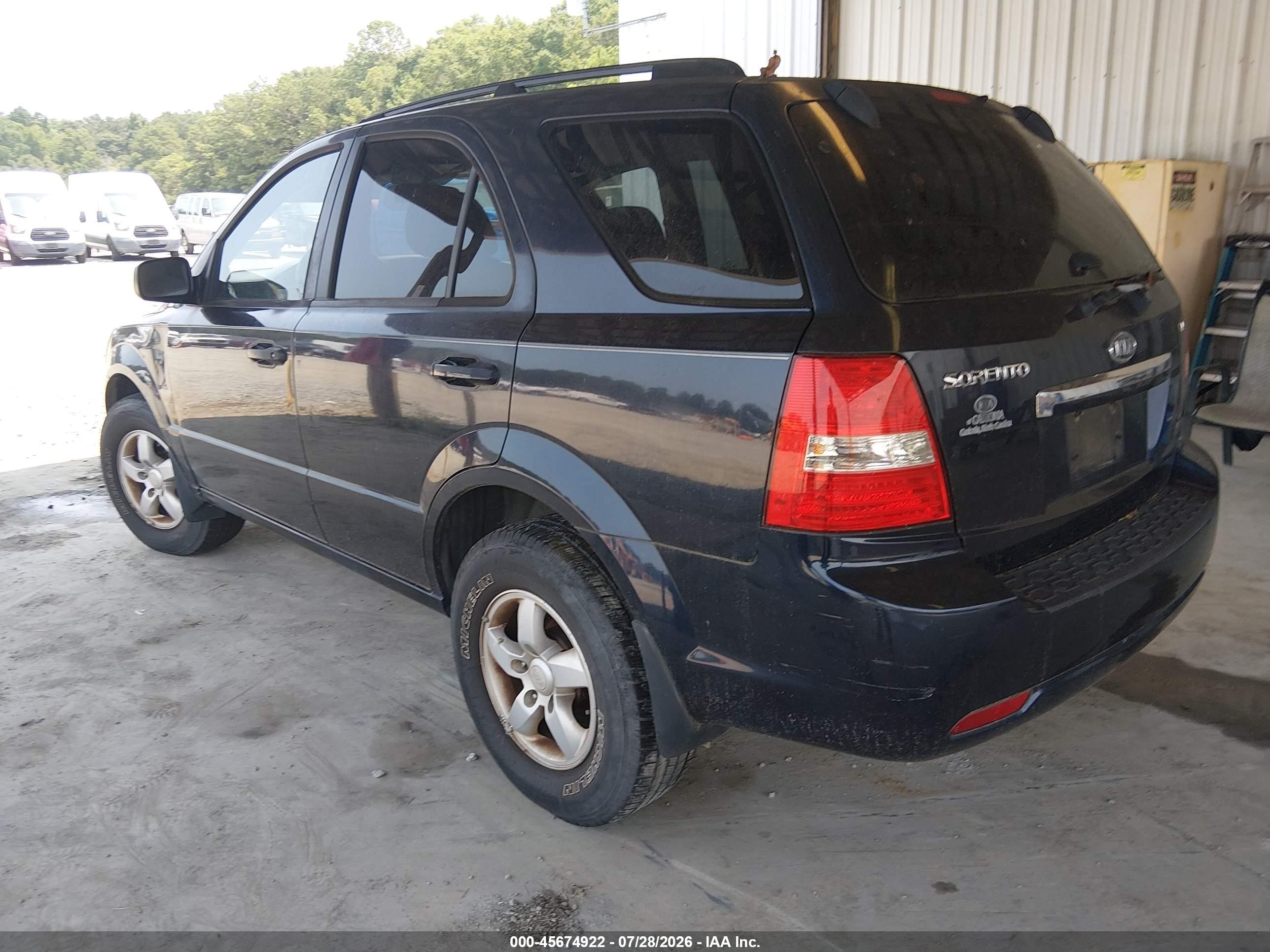 2008 Kia Sorento Lx Blue vin: KNDJD735385825599