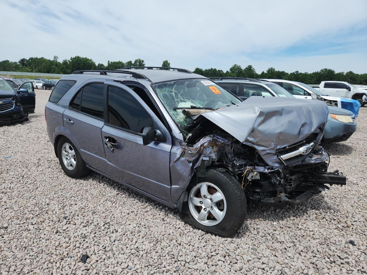 2009 Kia Sorento Base Blue vin: KNDJD735595896823