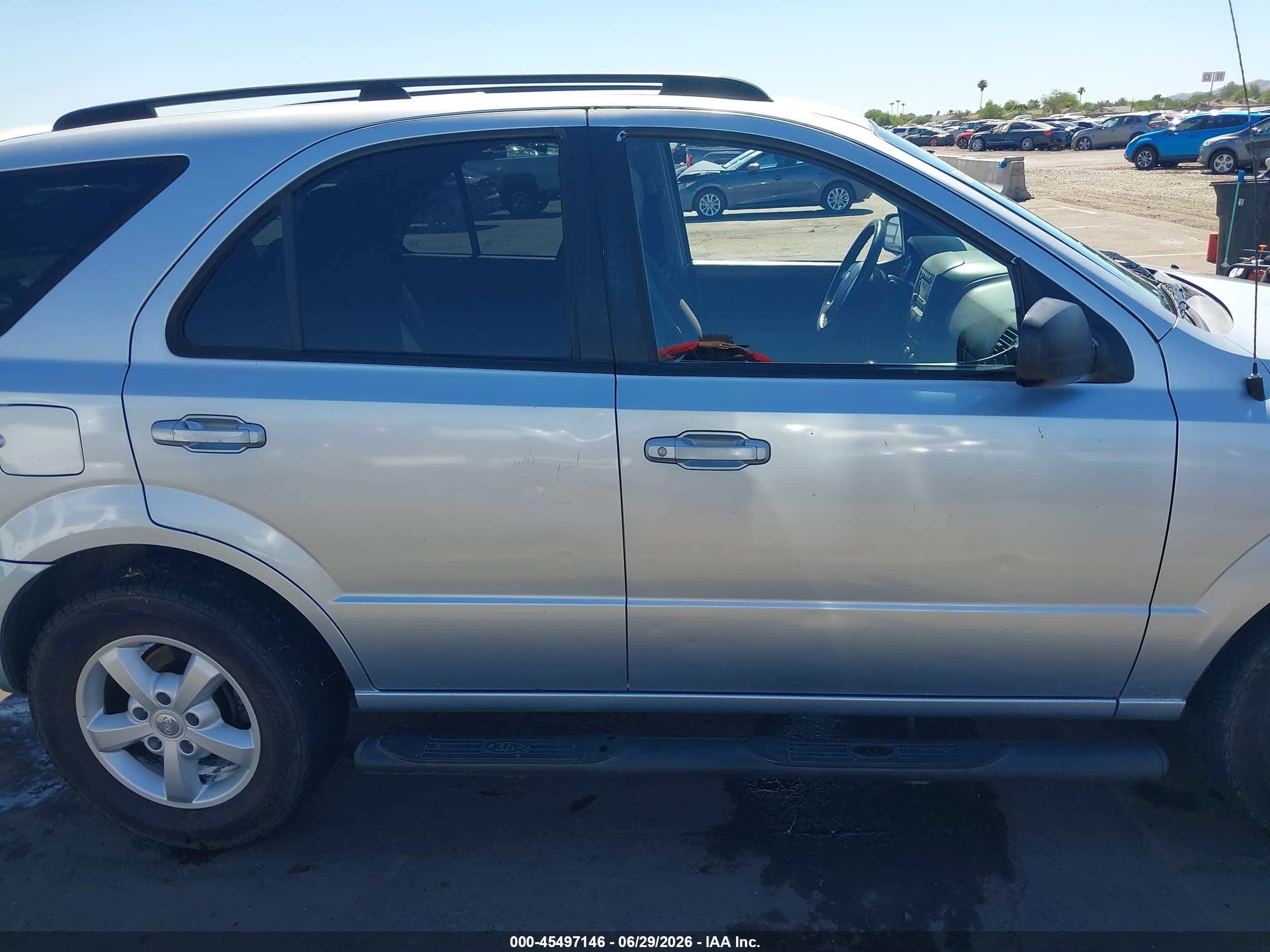 2008 Kia Sorento Lx Gray vin: KNDJD735685764085