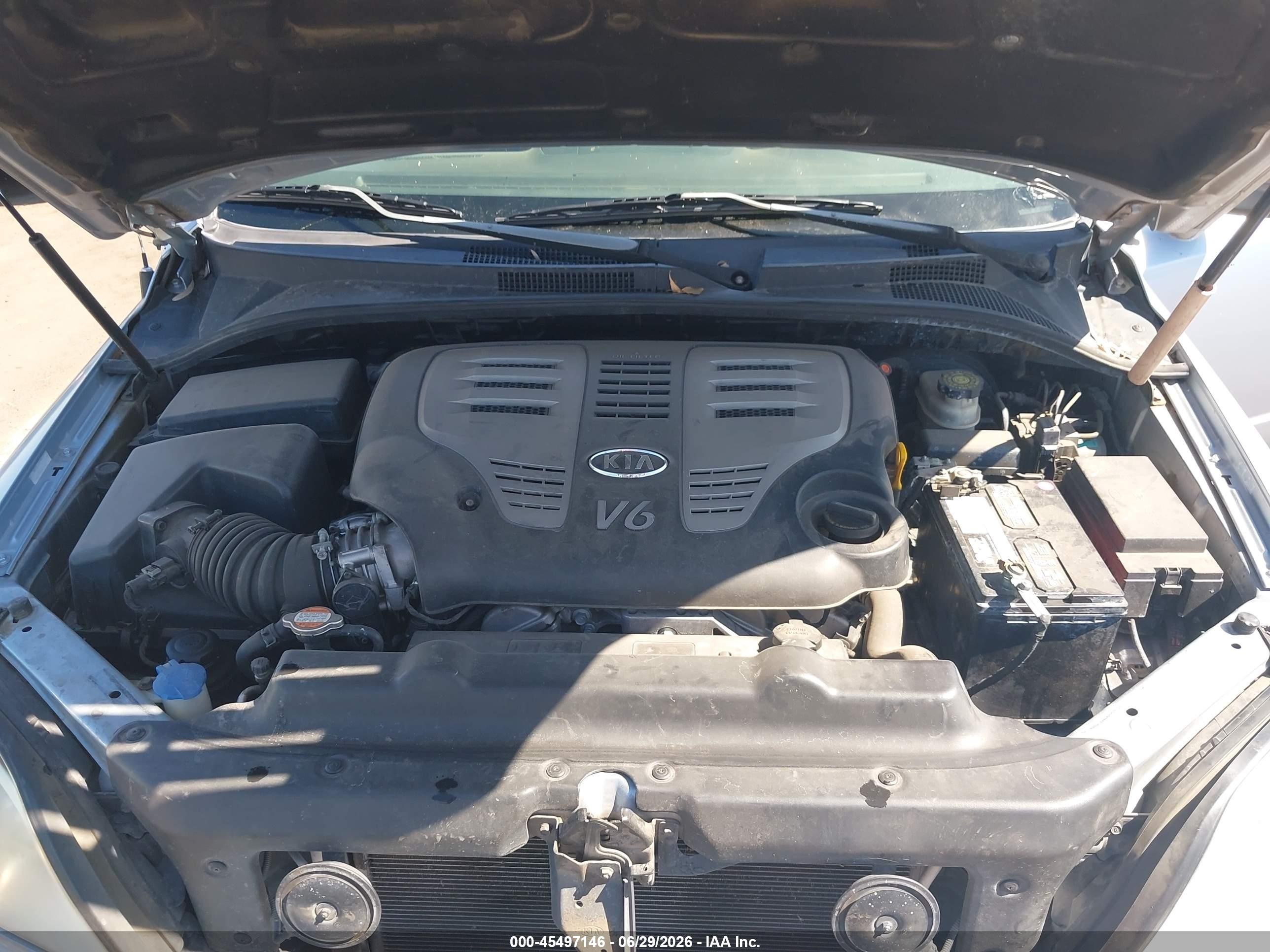 2008 Kia Sorento Lx Gray vin: KNDJD735685764085