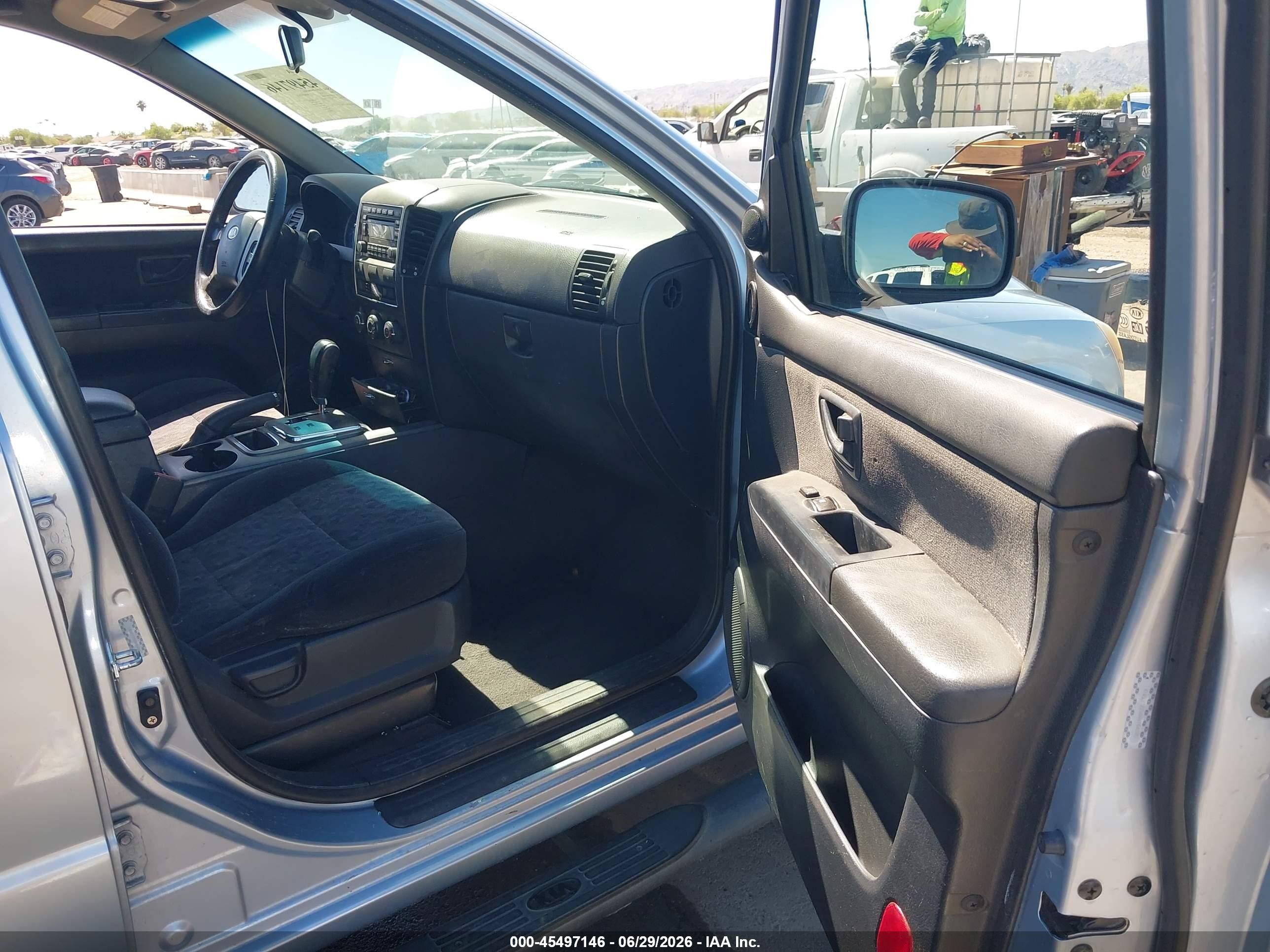 2008 Kia Sorento Lx Gray vin: KNDJD735685764085