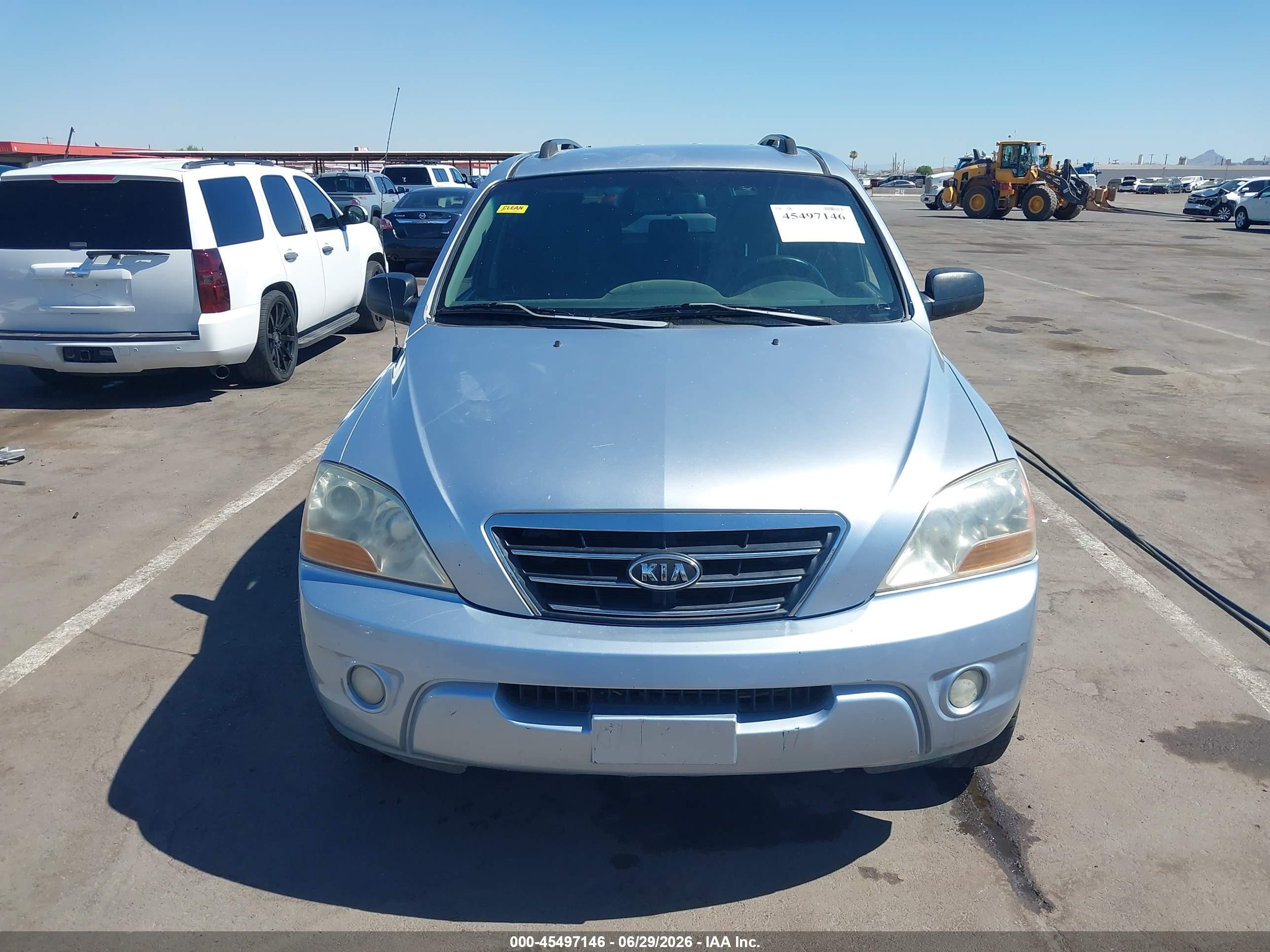 2008 Kia Sorento Lx Gray vin: KNDJD735685764085