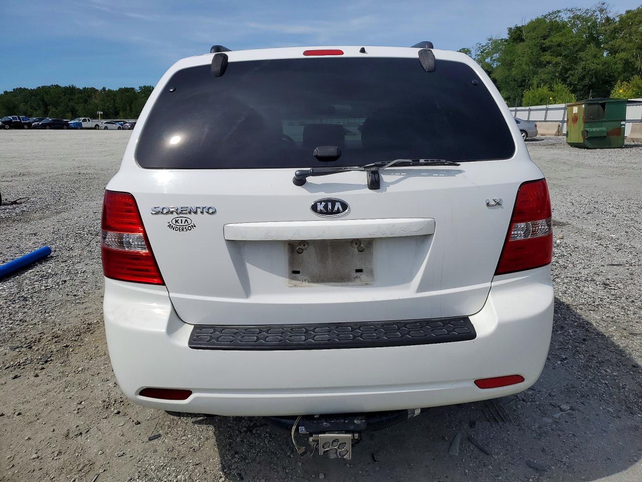 2009 Kia Sorento Lx/ex White vin: KNDJD735695867797