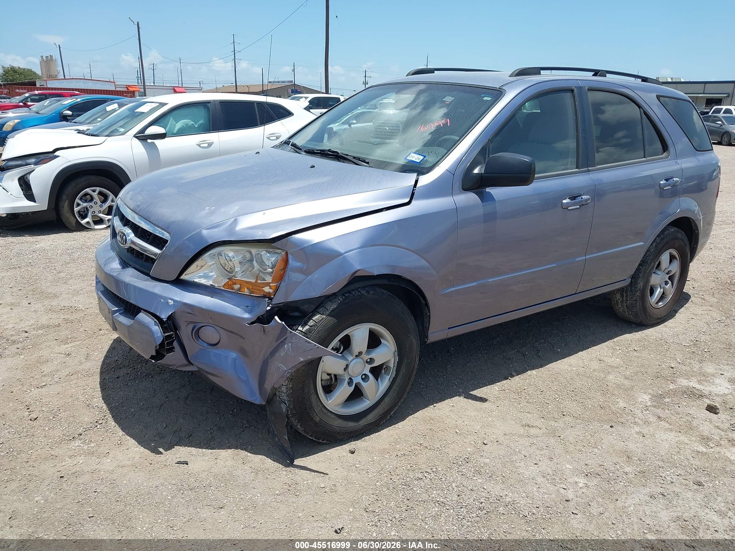 2009 Kia Sorento Lx Blue vin: KNDJD735695891615
