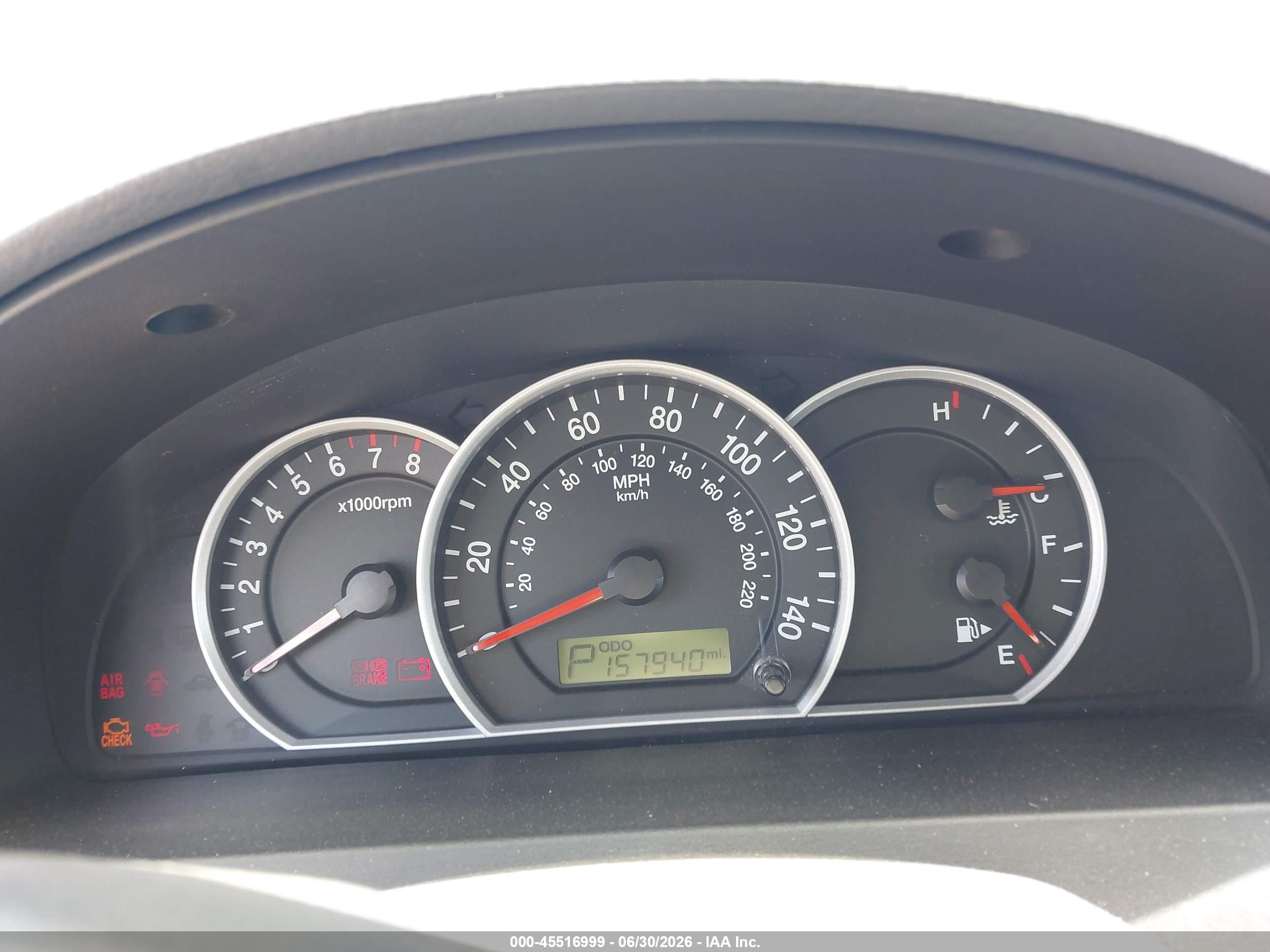 2009 Kia Sorento Lx Blue vin: KNDJD735695891615
